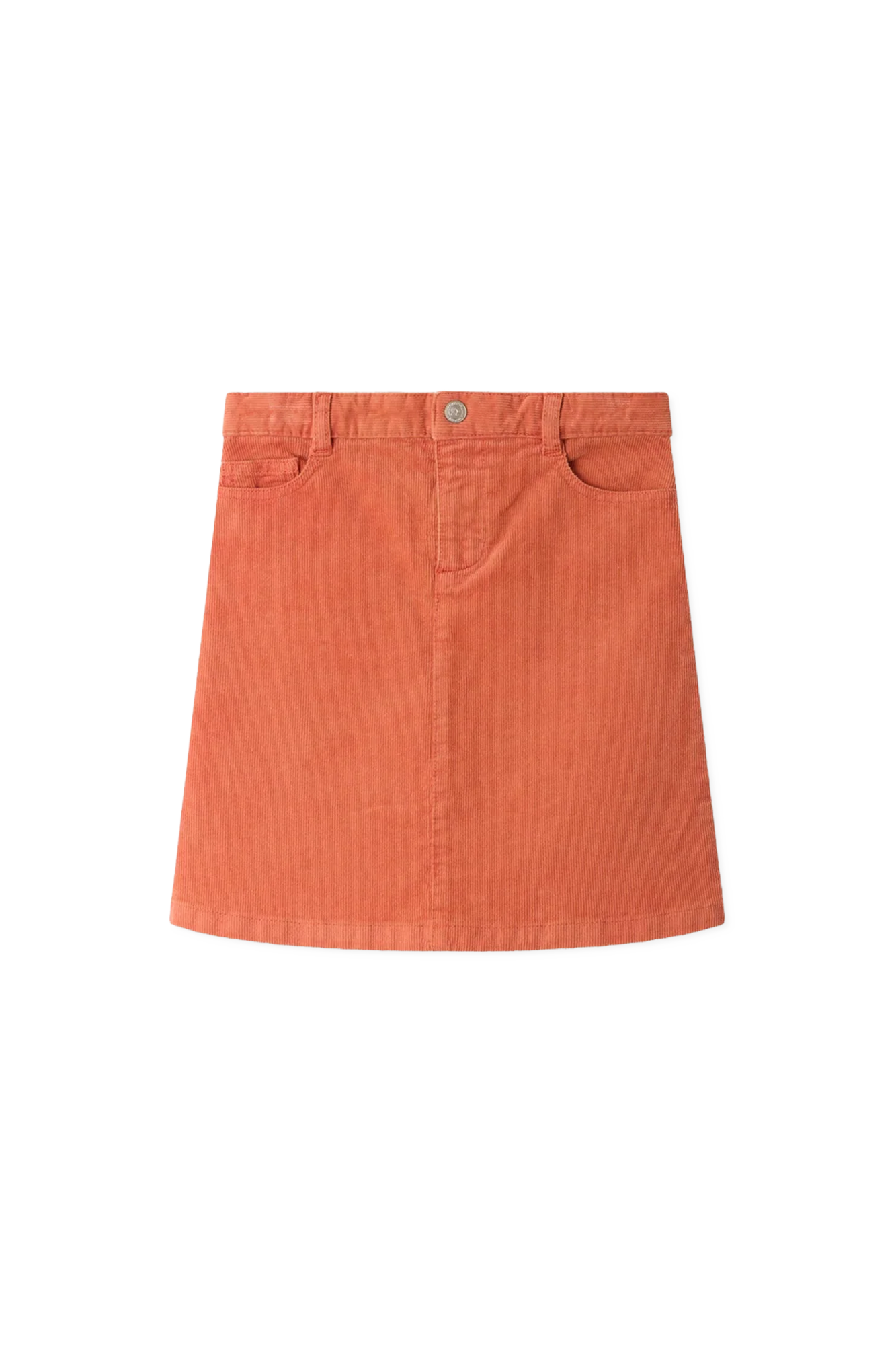 Bonpoint  Sztruksowa Spódnica `Merryl`, Unisex, Pomarańczowy