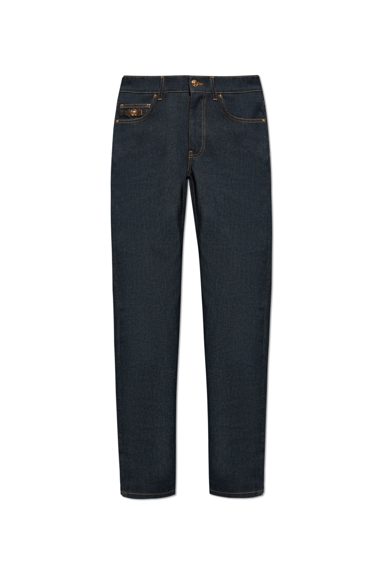 Versace Jeansy Ze Zwężanymi Nogawkami, Mężczyźni, Granatowy