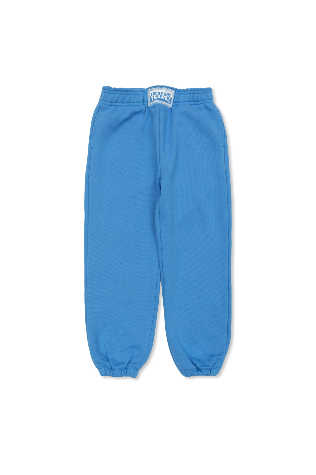 Versace Kids Spodnie Dresowe Z Logo, Unisex, Niebieski