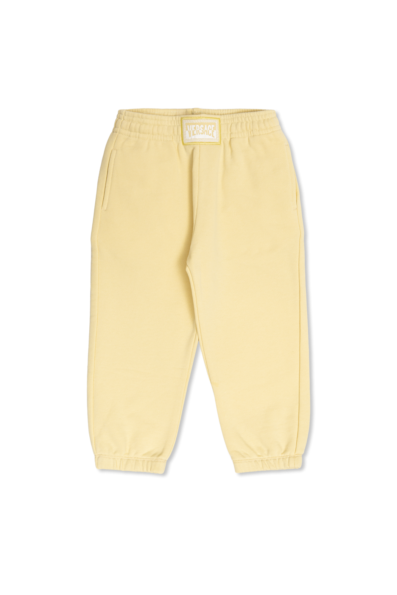 Versace Kids Spodnie Dresowe Z Logo, Unisex, żółty