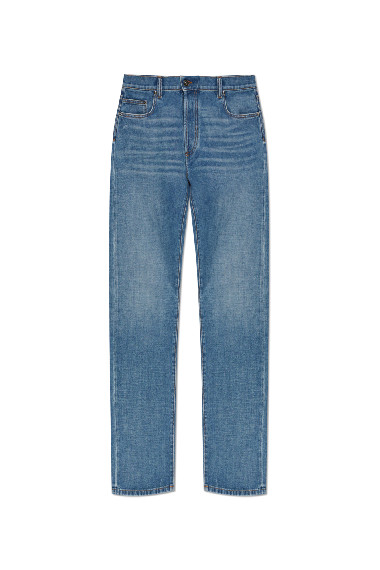 Versace Jeansy Z Nogawkami O Prostym Kroju, Mężczyźni, Niebieski