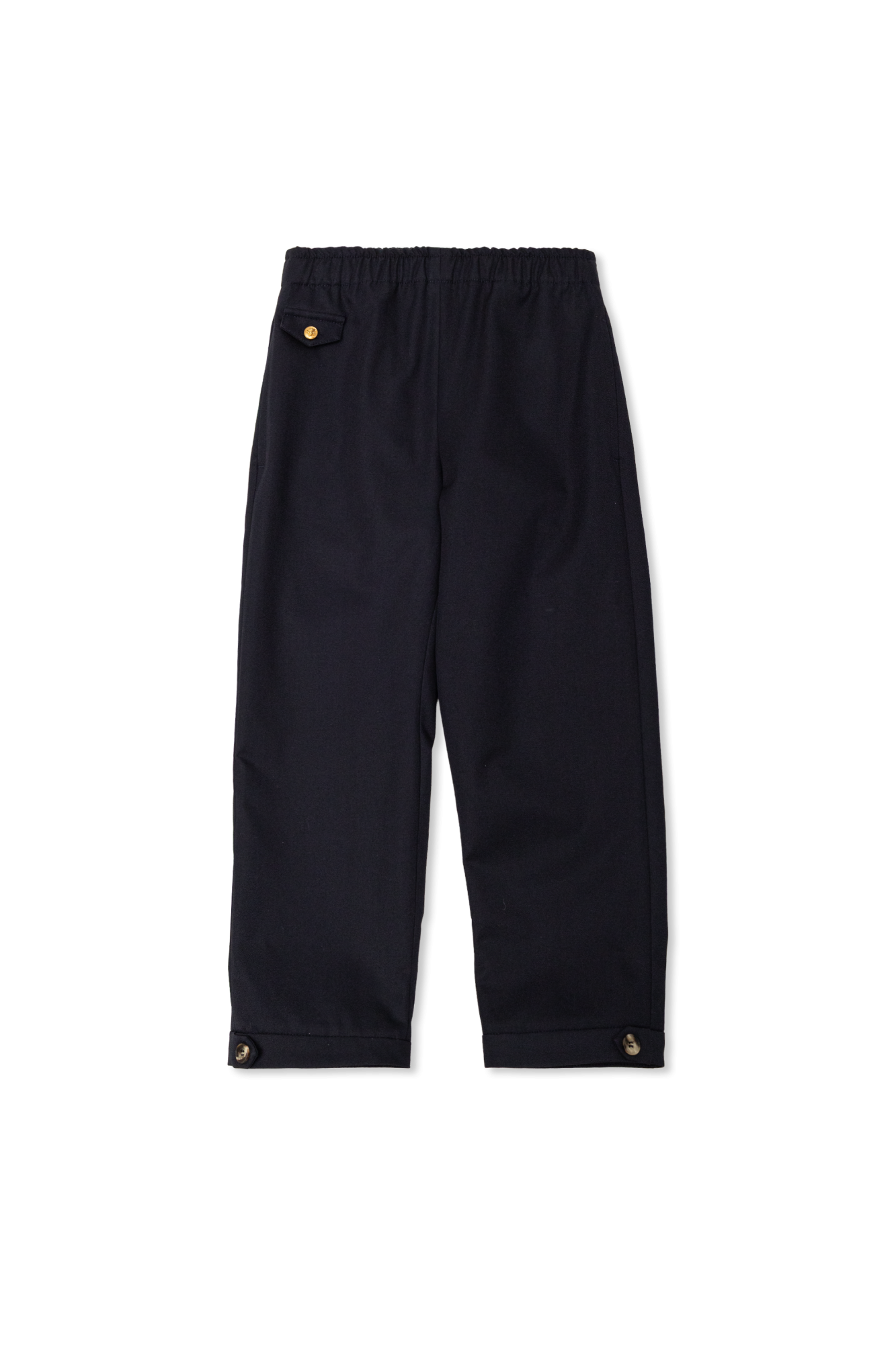 Versace Kids Bawełniane Spodnie, Unisex, Granatowy