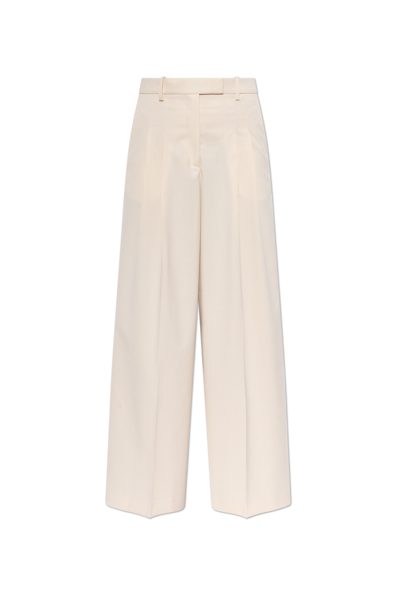 By Malene Birger Spodnie `Taalia`, Kobiety, Kremowy