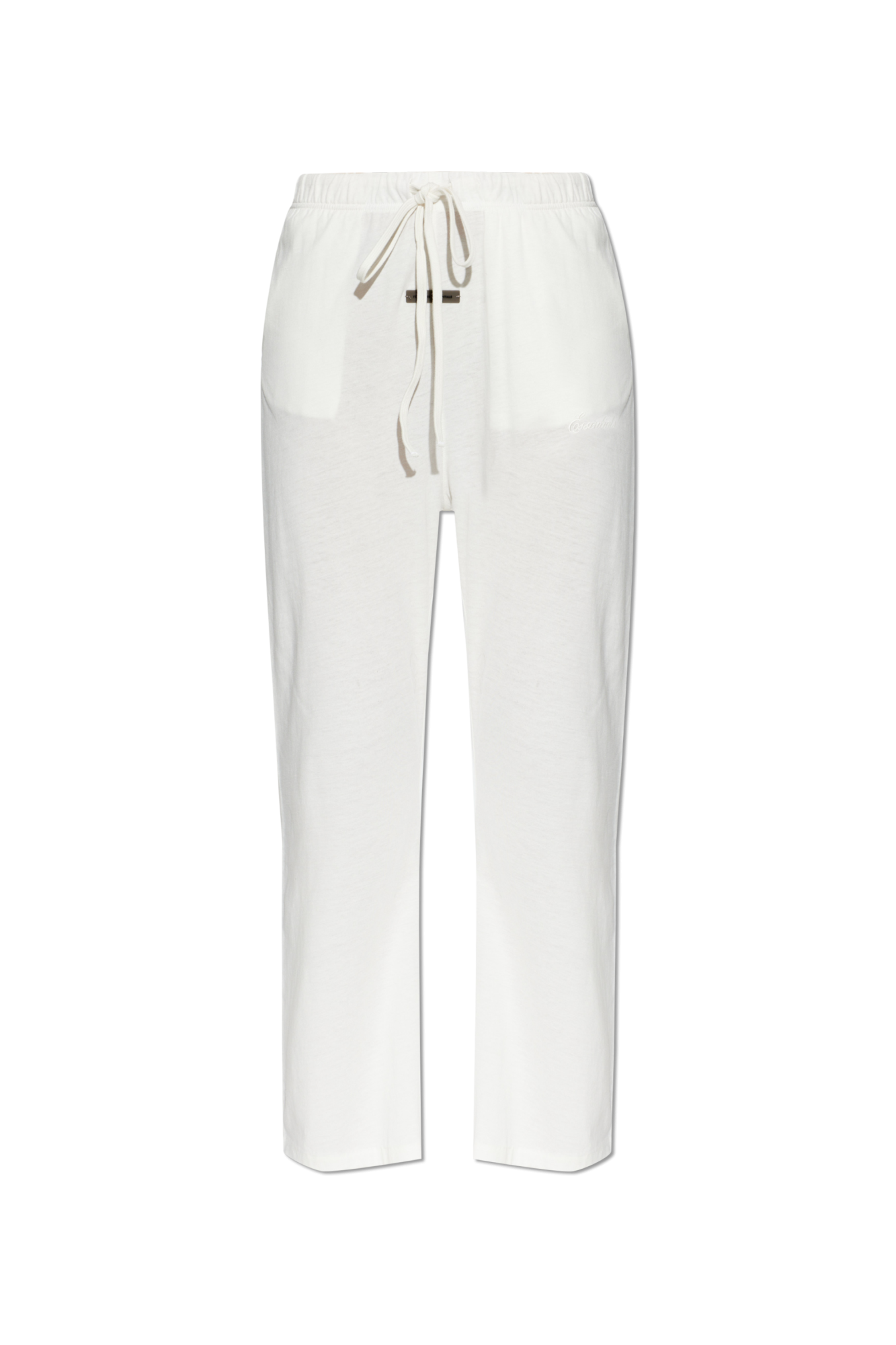 Fear Of God Essentials Cienkie Spodnie Dresowe, Kobiety, Kremowy