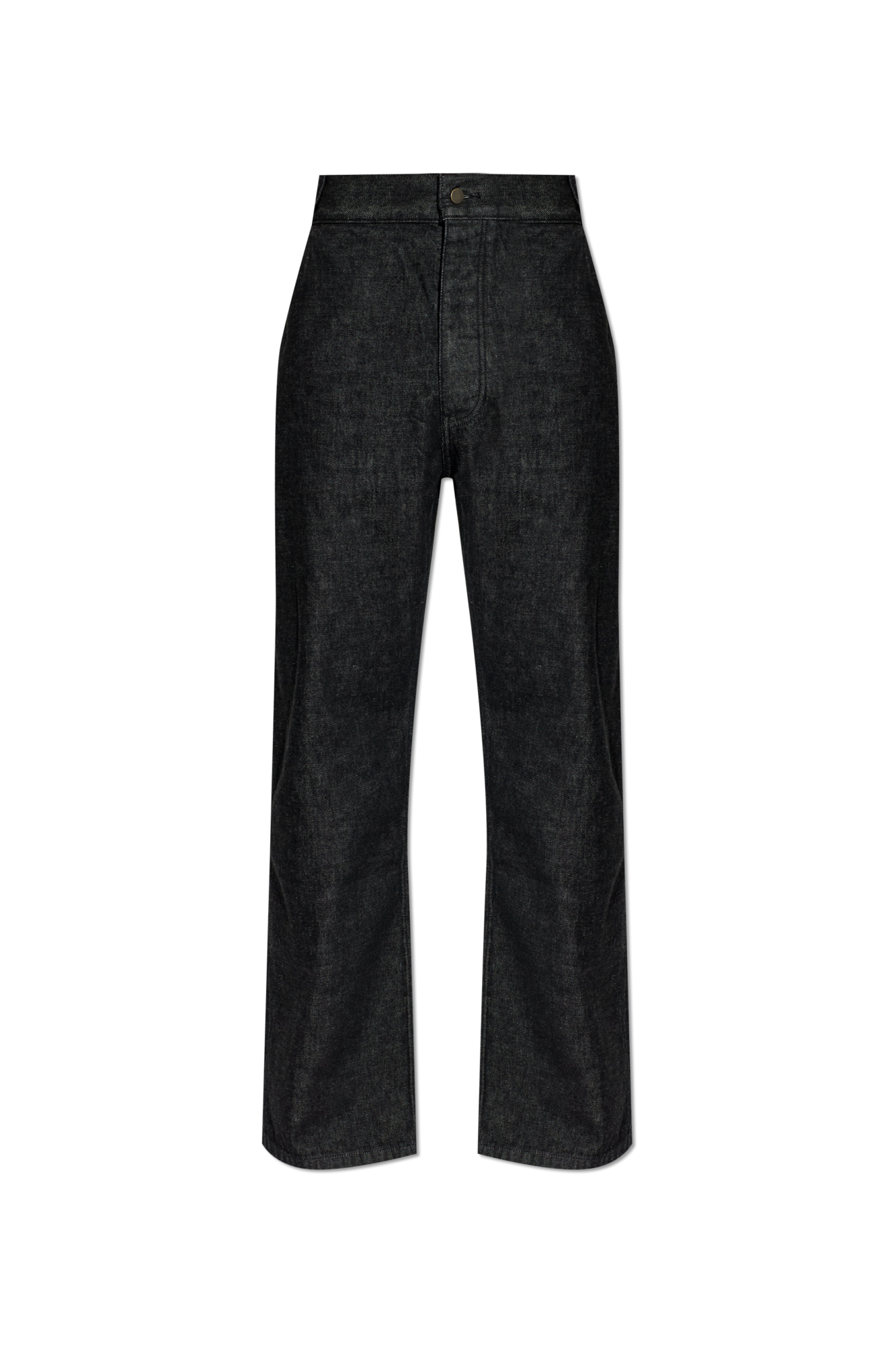 Fear Of God Essentials Jeansy Z Prostymi Nogawkami, Mężczyźni, Czarny
