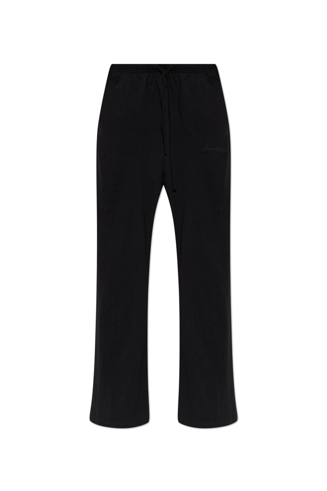 Fear Of God Essentials Spodnie Dresowe Z Nogawkami O Prostym Kroju, Kobiety, Czarny