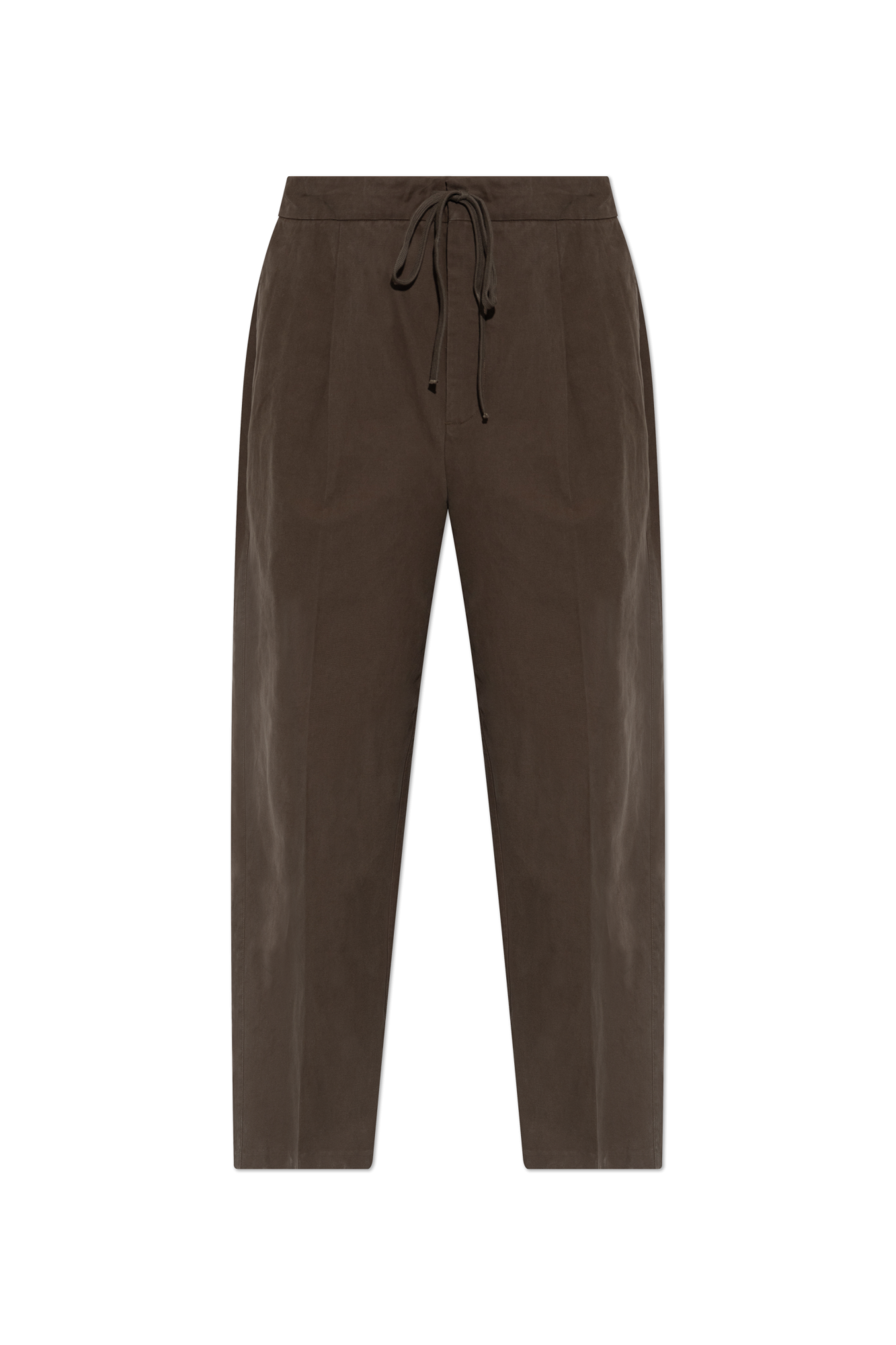 Fear Of God Essentials Spodnie Z Szerokimi Nogawkami, Mężczyźni, Brązowy