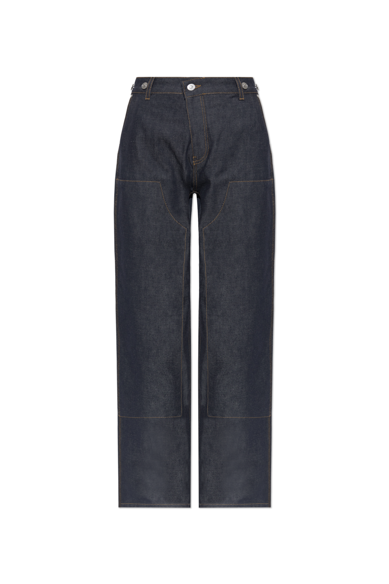 Victoria Beckham Jeansy Z Licznymi Kieszeniami, Kobiety, Granatowy