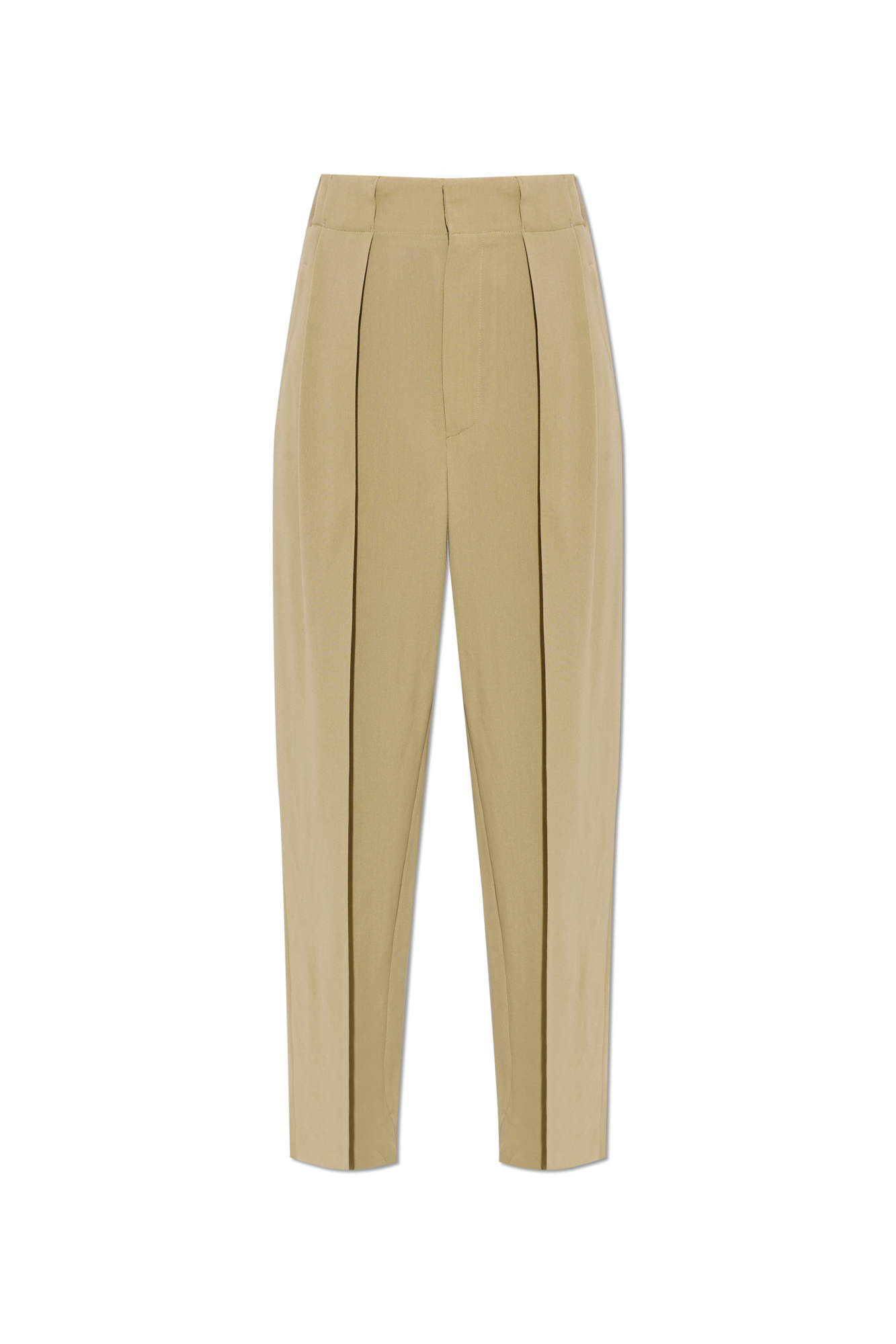 Victoria Beckham Spodnie Z Zaszewkami, Kobiety, Zielony