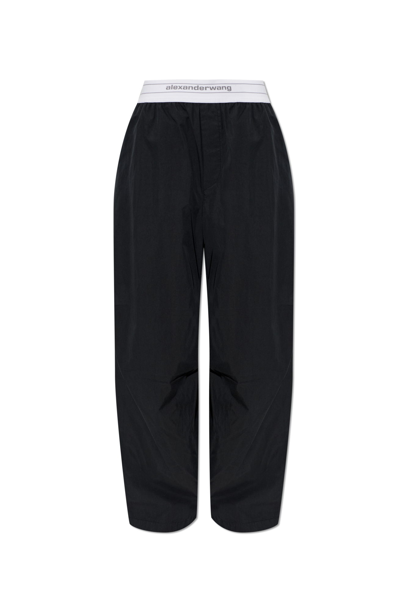 Alexander Wang Spodnie Z Szerokimi Nogawkami, Kobiety, Czarny