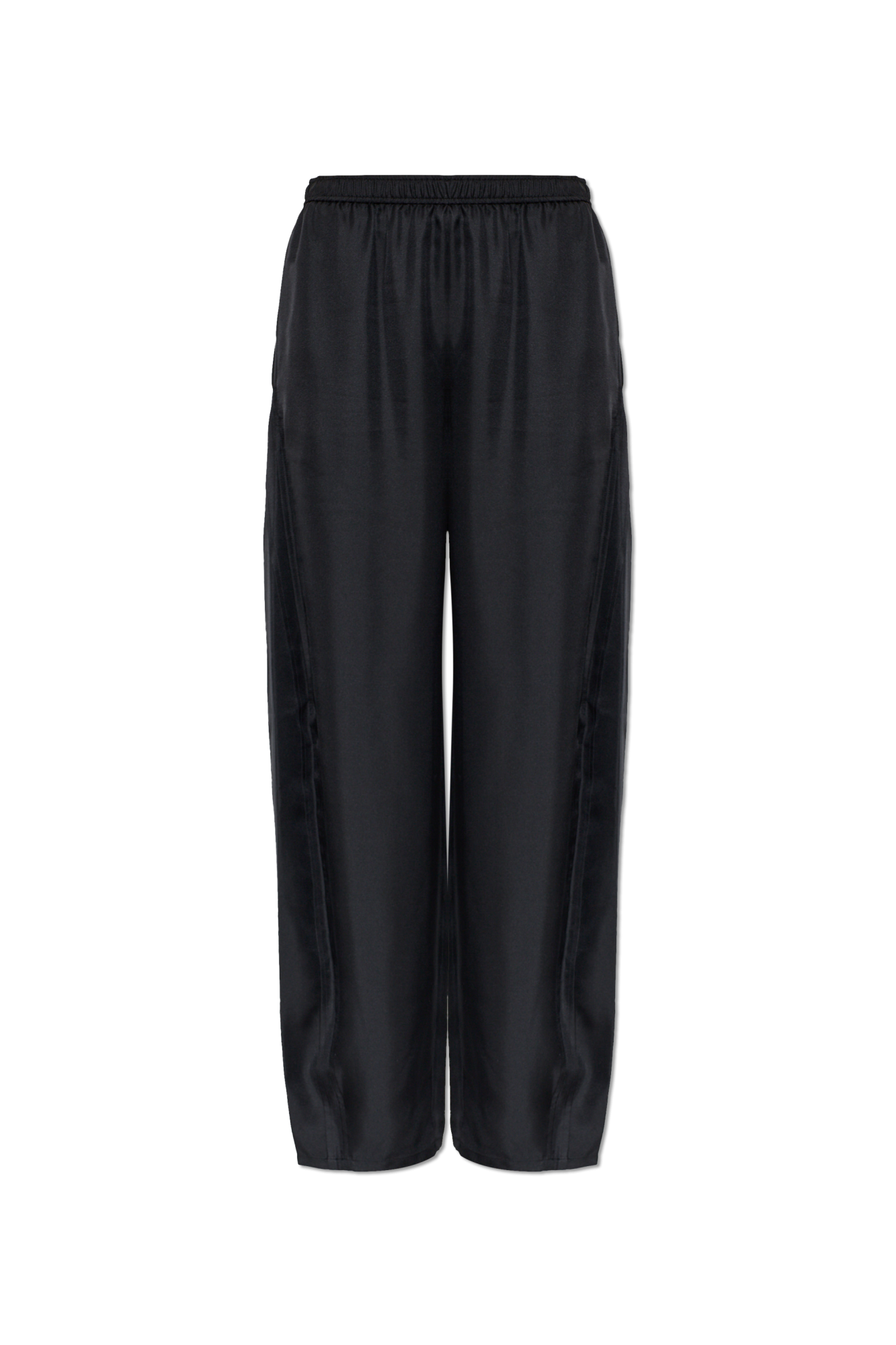 Alexander Wang Jedwabne Spodnie, Kobiety, Granatowy