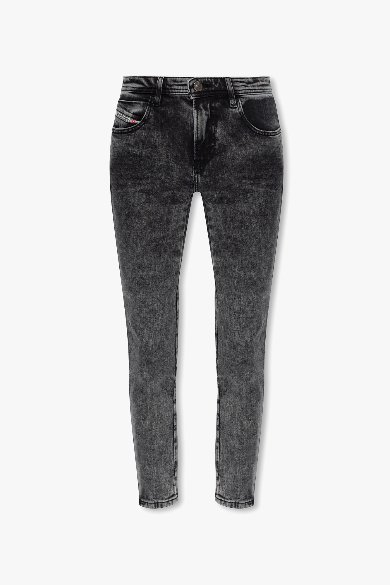 Diesel Jeansy ‘2015 BABHILA L.30’ Typu ‘skinny’, Kobiety, Szary