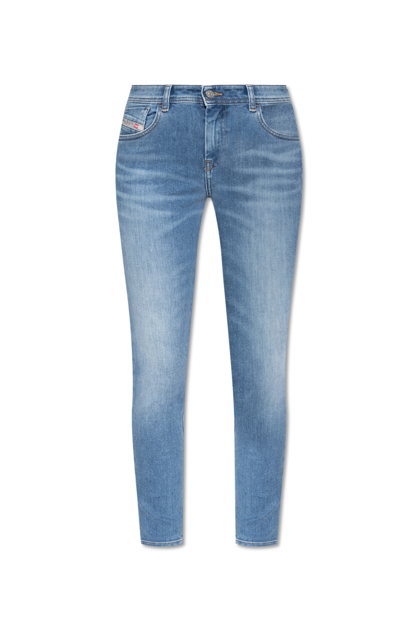 Diesel Jeansy `2017 SLANDY`, Kobiety, Niebieski
