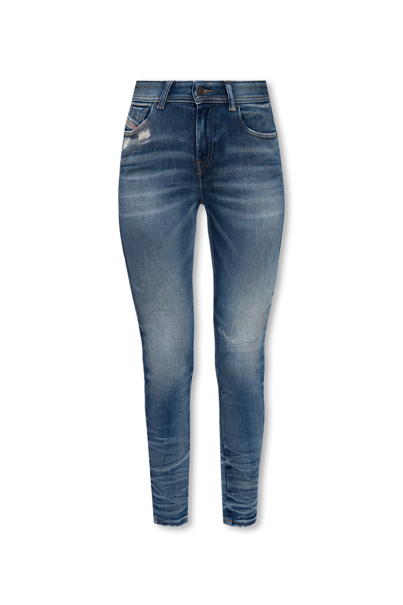 Diesel Jeansy ‘2017 SLANDY L.32’, Kobiety, Niebieski