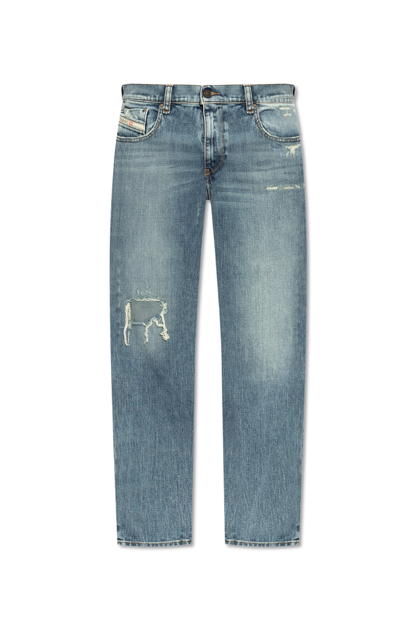 Diesel Jeansy `2019 D-STRUKT L.32`, Mężczyźni, Niebieski