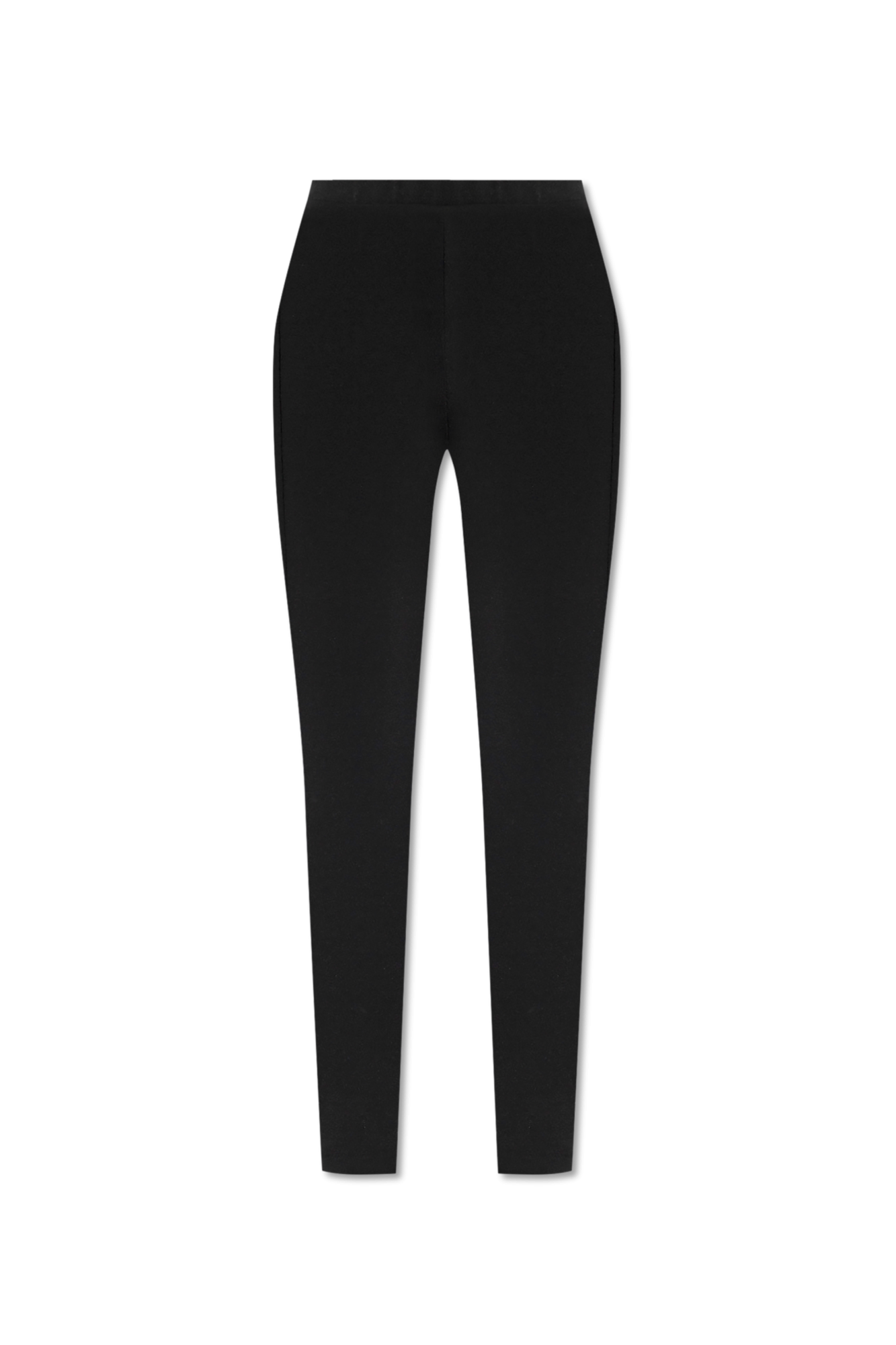 TOTEME Legginsy Z Zamkami, Kobiety, Czarny