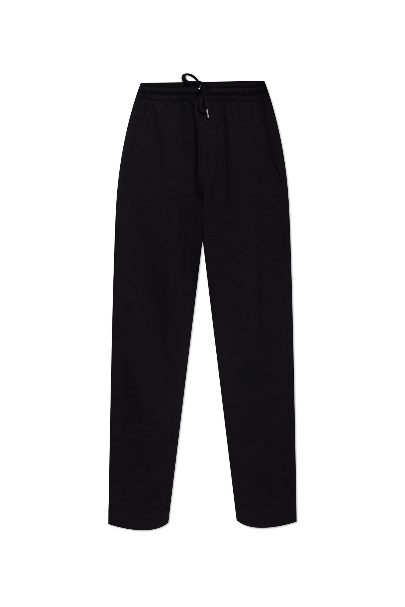 Dries Van Noten Bawełniane Spodnie Dresowe, Mężczyźni, Czarny