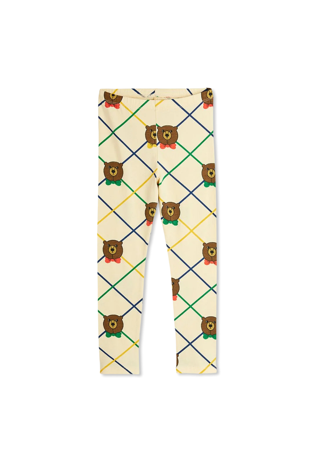 Mini Rodini Spodnie `Bear`, Unisex, Kremowy