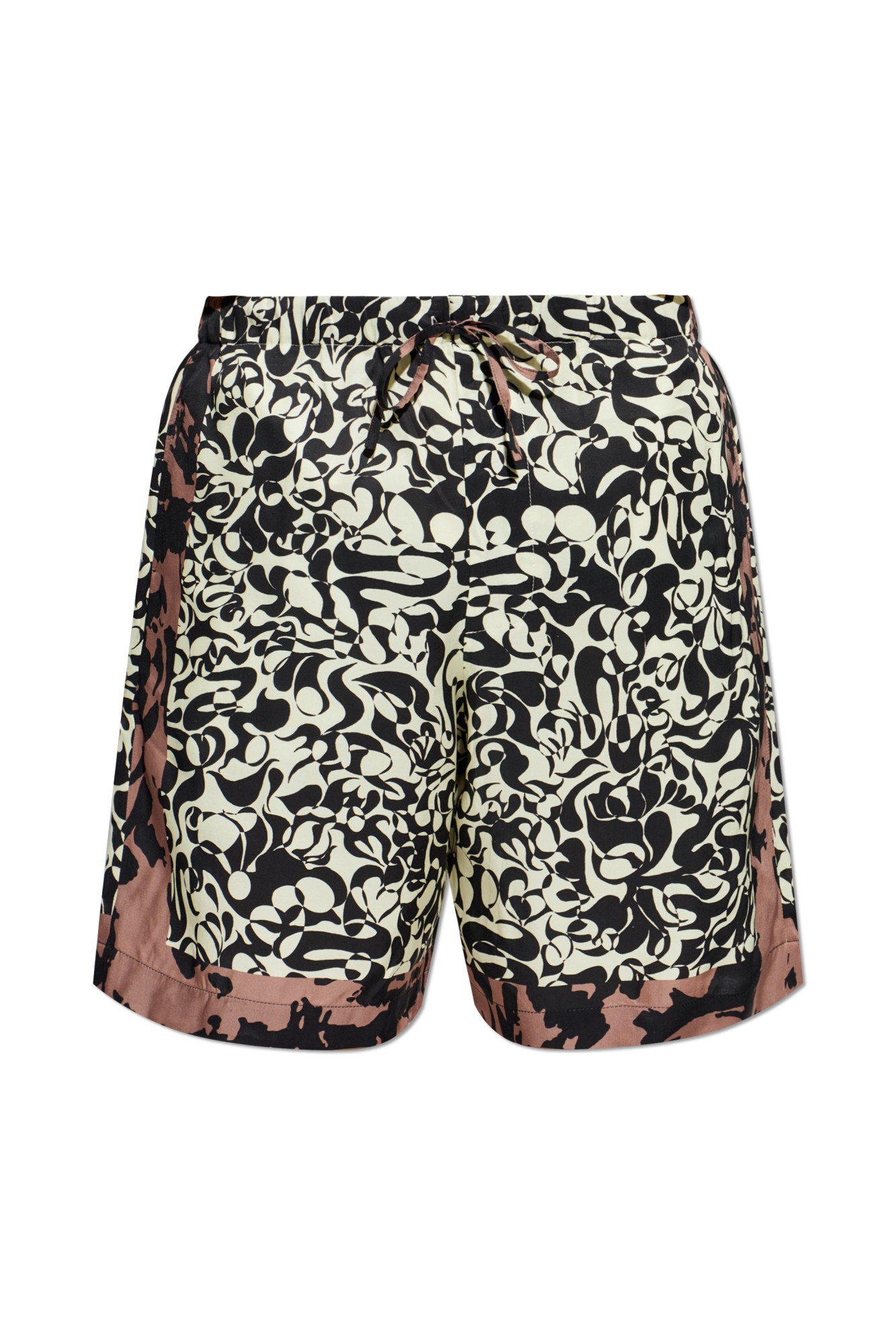 Dries Van Noten Szorty `Piperi`, Mężczyźni, Czarny