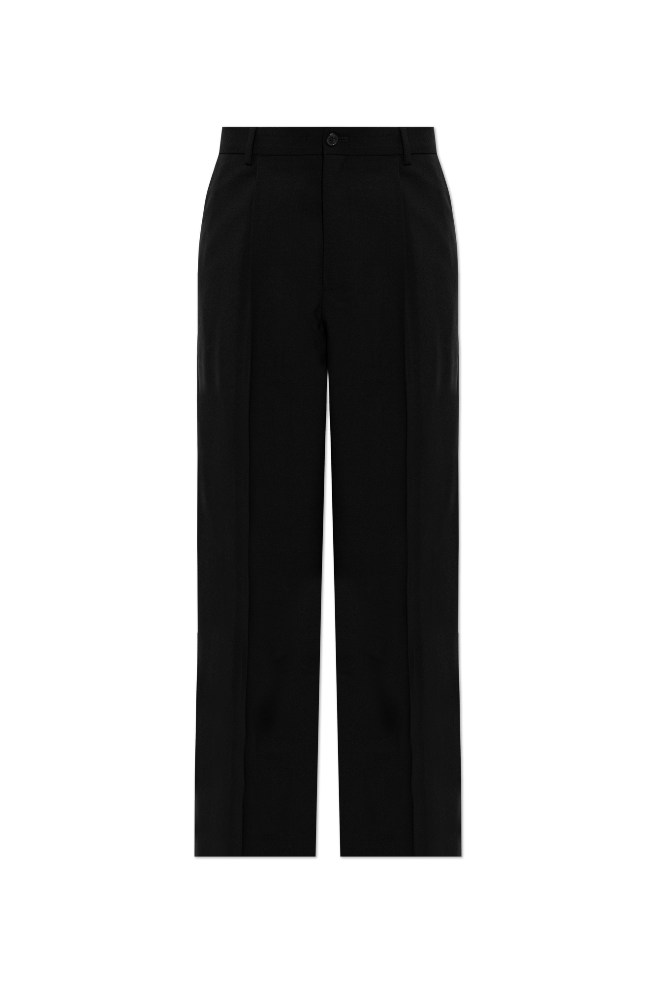 Dries Van Noten Wełniane Spodnie ‘Penrud’, Mężczyźni, Czarny