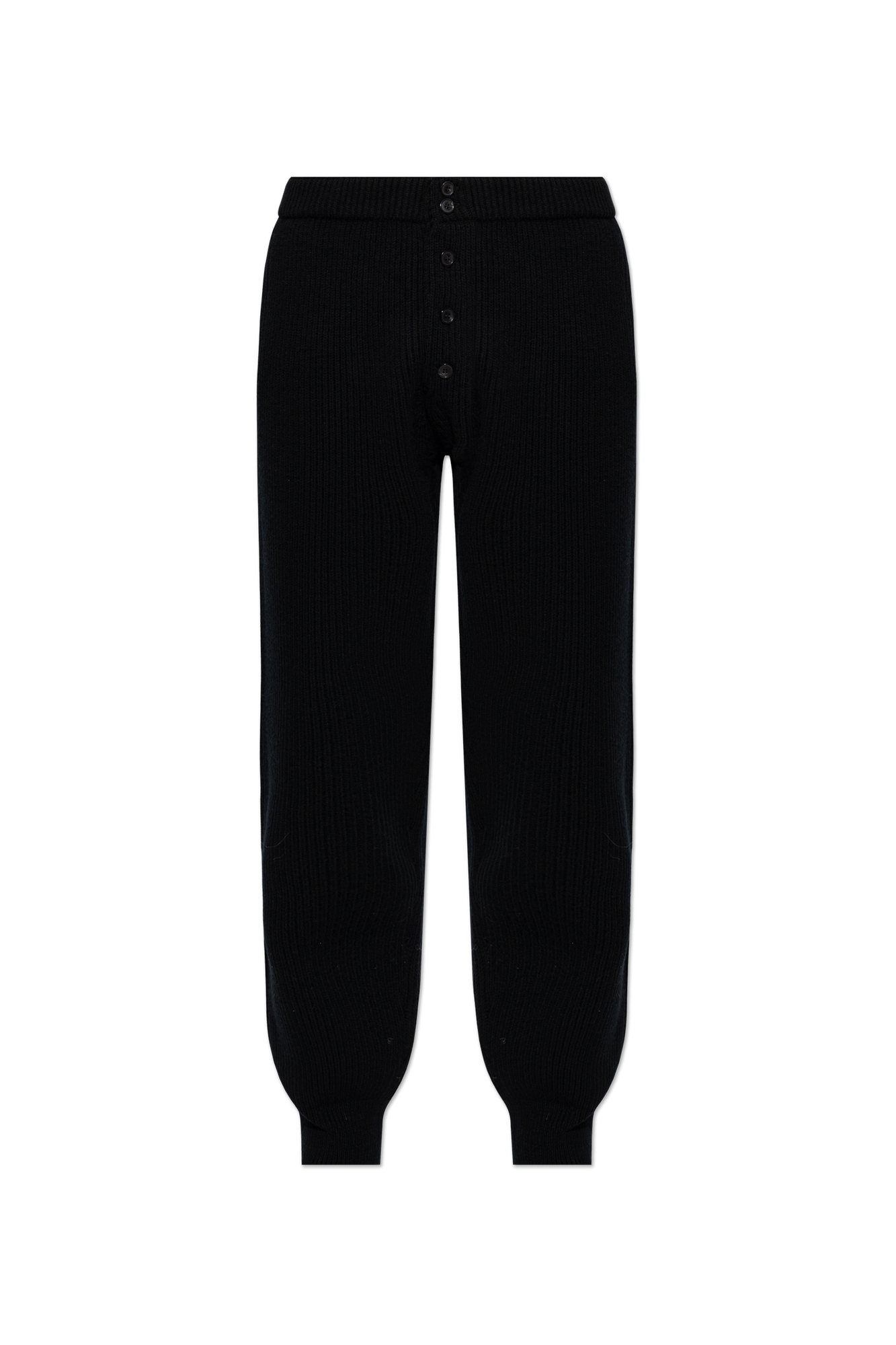 Dries Van Noten Wełniane Spodnie ‘Meru’, Mężczyźni, Czarny