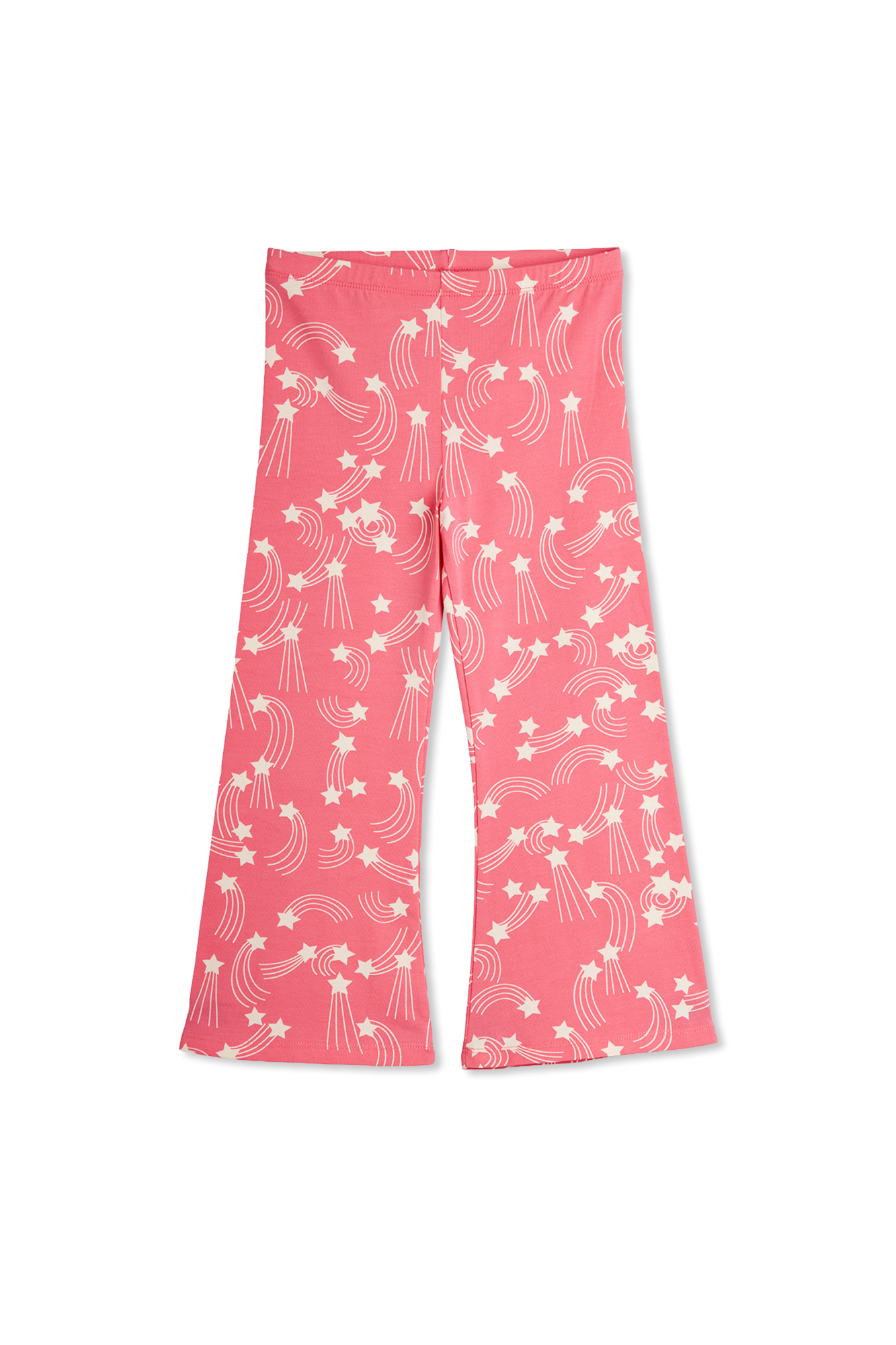 Mini Rodini Legginsy Z Nadrukiem, Unisex, Różowy