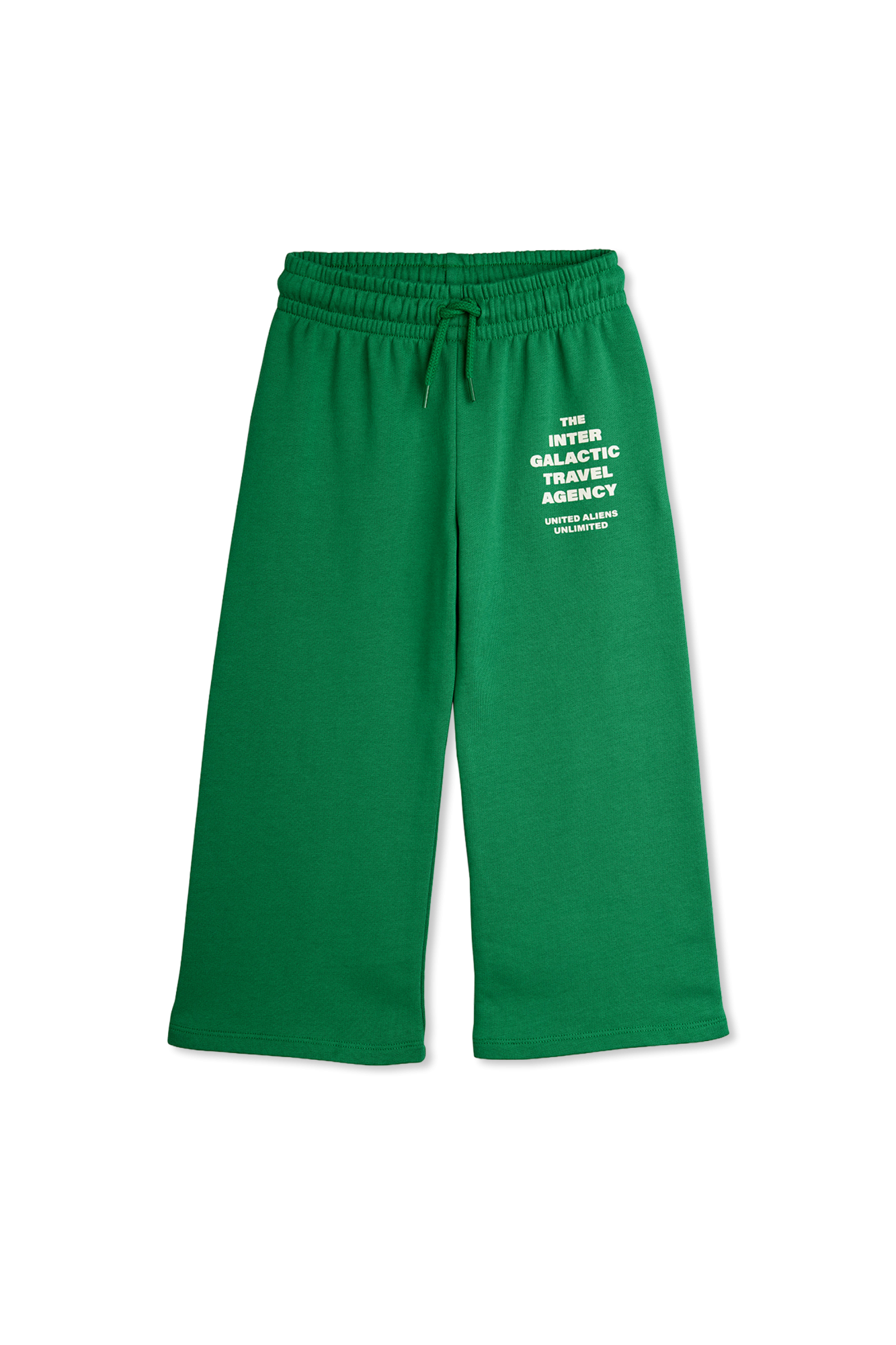 Mini Rodini Spodnie Dresowe Z Nadrukiem, Unisex, Zielony