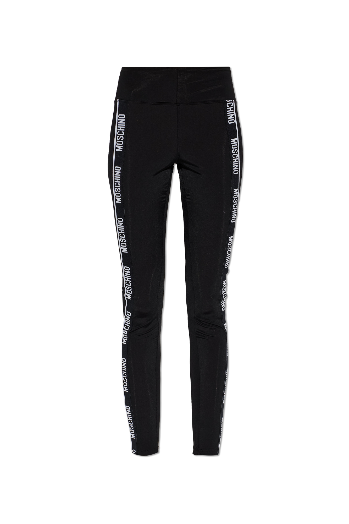Moschino Legginsy Z Linii `Active`, Kobiety, Czarny