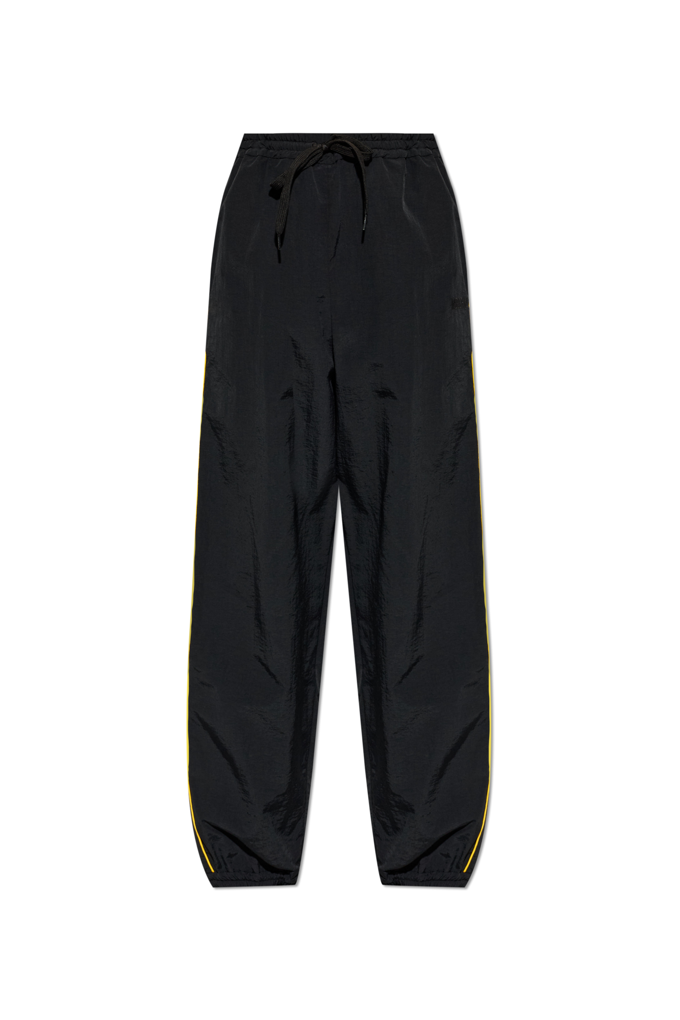 Moschino Spodnie Z Lampasami, Mężczyźni, Czarny