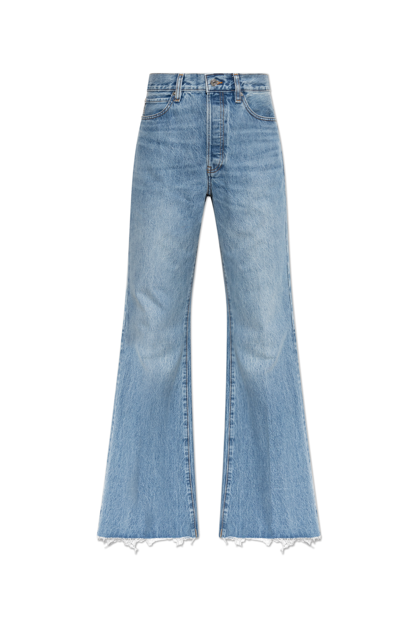 FRAME Jeansy `The Lax`, Kobiety, Niebieski
