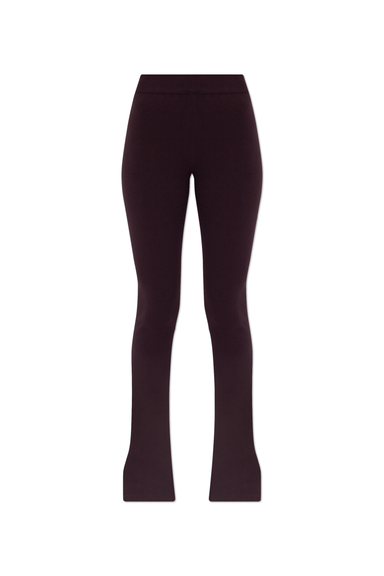 Courrèges Spodnie Z Lego, Kobiety, Bordo