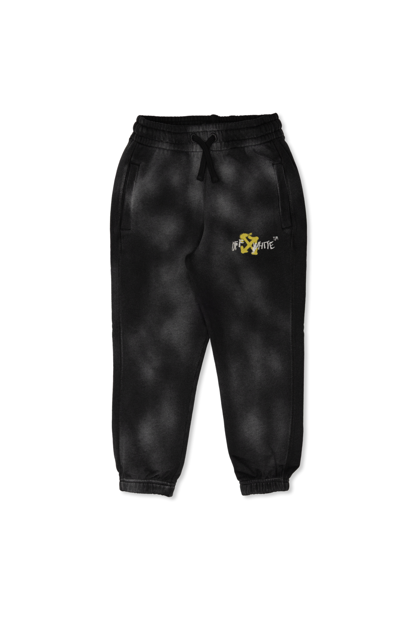 Off-White Kids Spodnie Dresowe Z Nadrukowanym Logo, Unisex, Szary