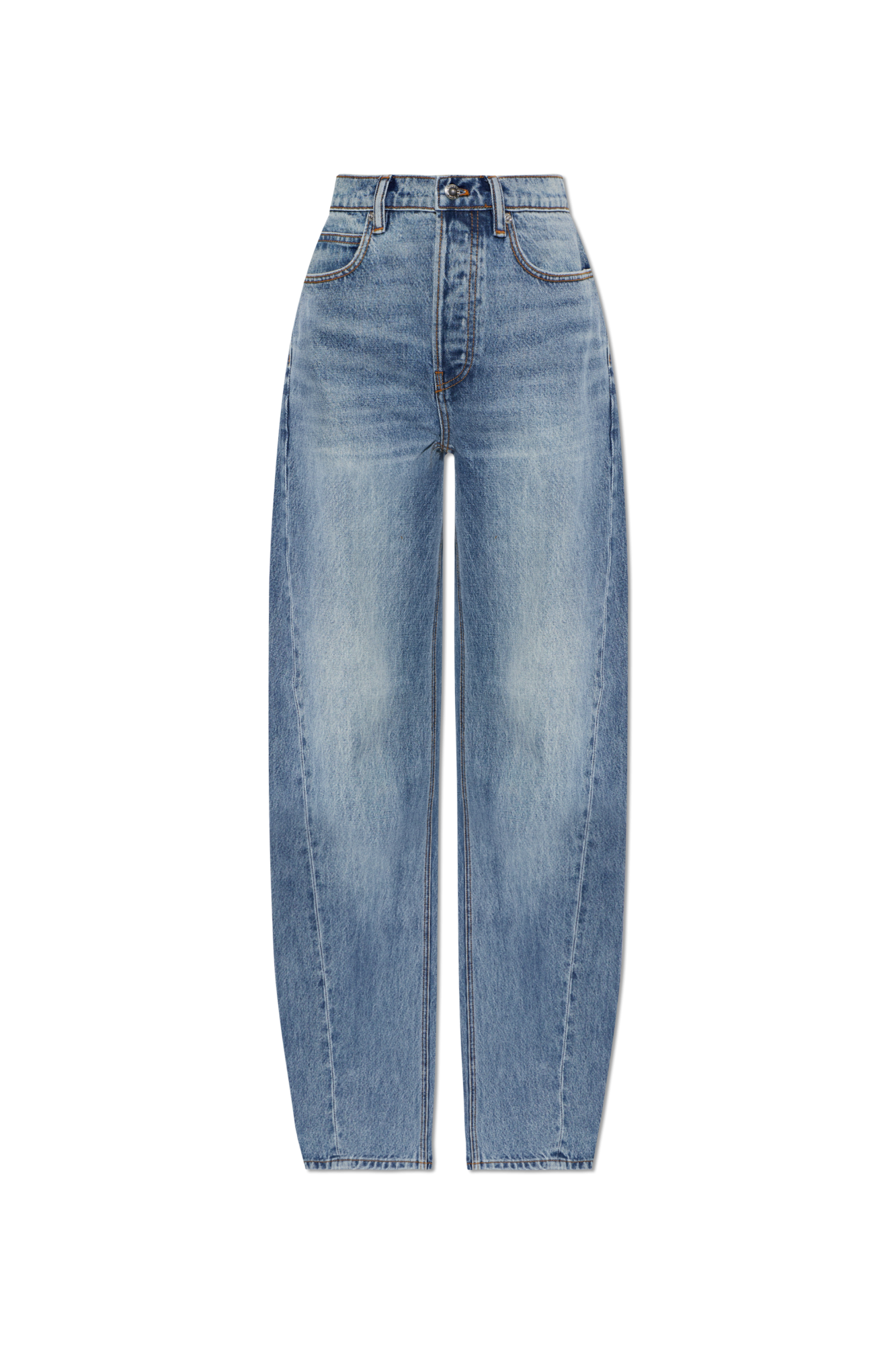 Alexander Wang Jeansy Z Szerokimi Nogawkami, Kobiety, Niebieski