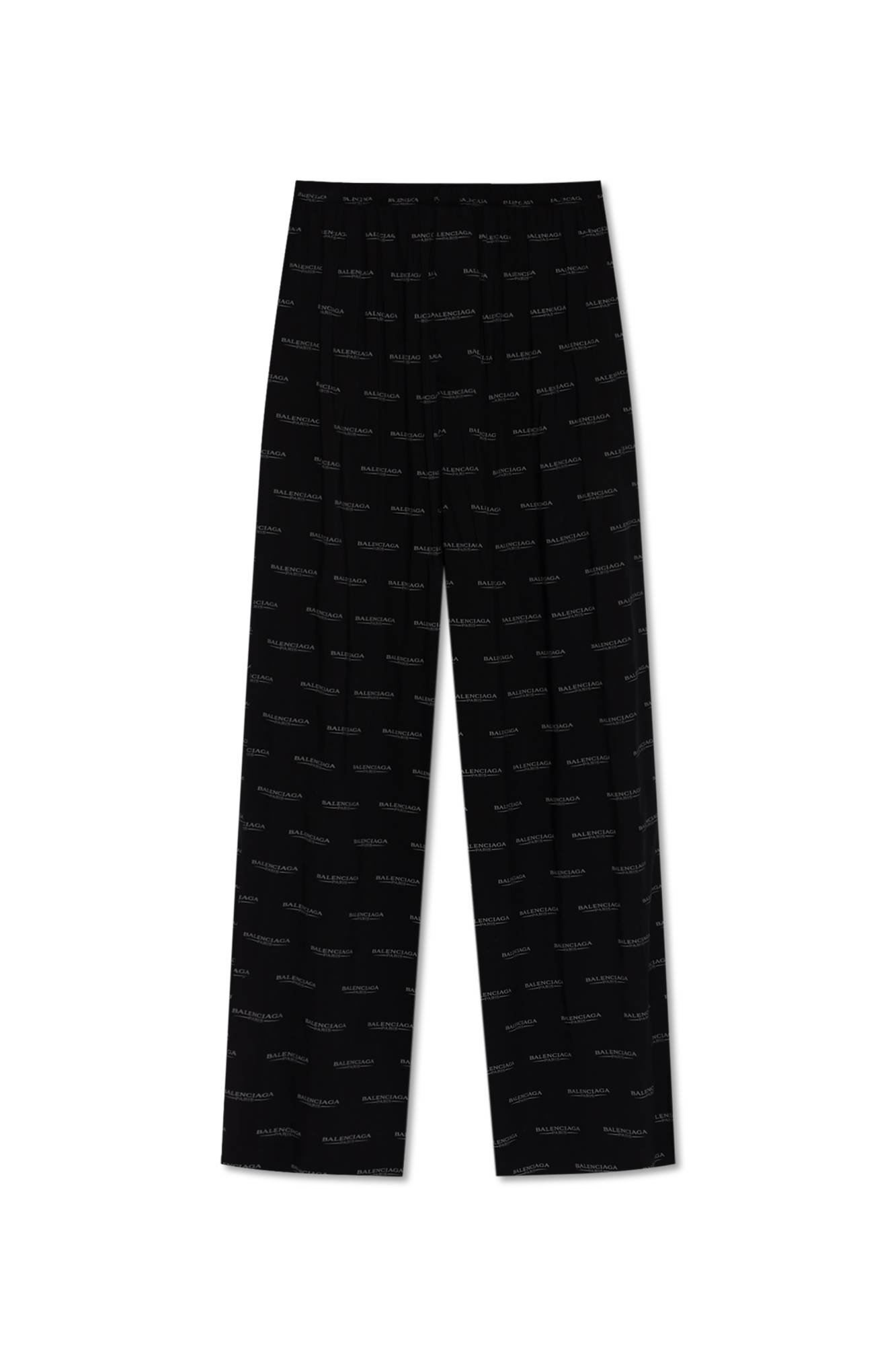 Balenciaga Spodnie O Luźnym Kroju Z Monogramem, Mężczyźni, Czarny