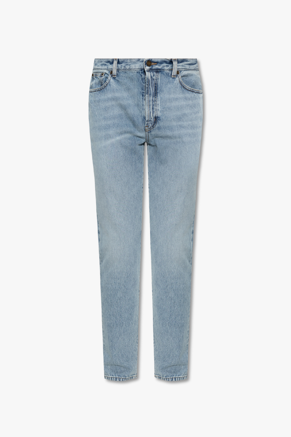 Saint Laurent Jeansy Ze średnim Stanem, Mężczyźni, Niebieski