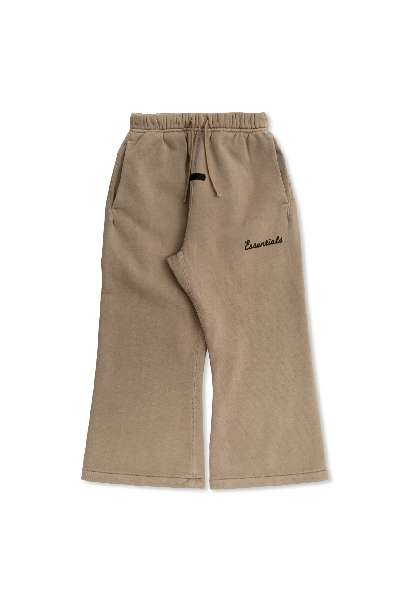 Fear Of God Essentials Kids Spodnie Dresowe Z Szerokimi Nogawkami, Unisex, Beżowy