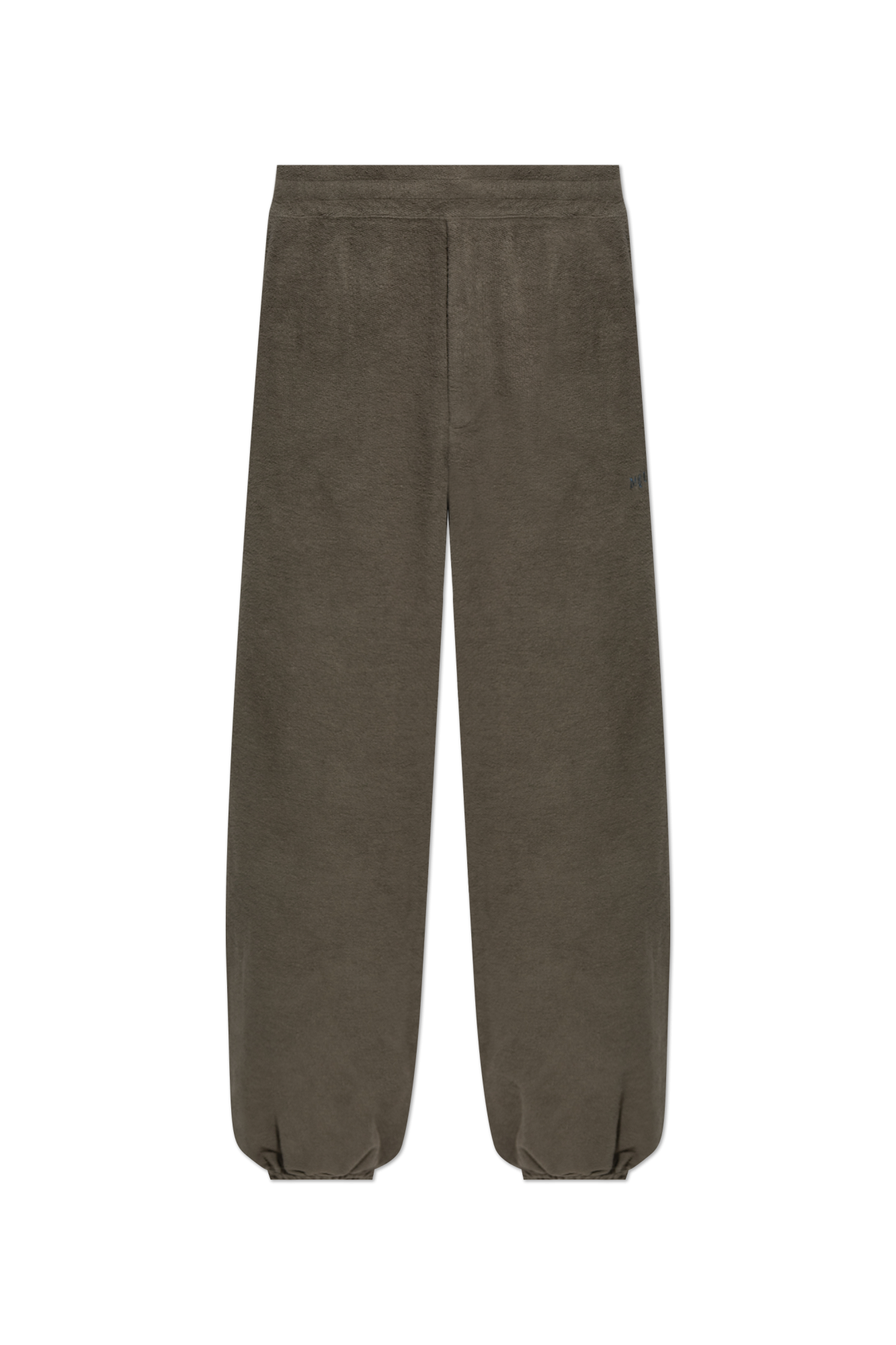 Alexander McQueen Spodnie Z Logo, Mężczyźni, Brązowy
