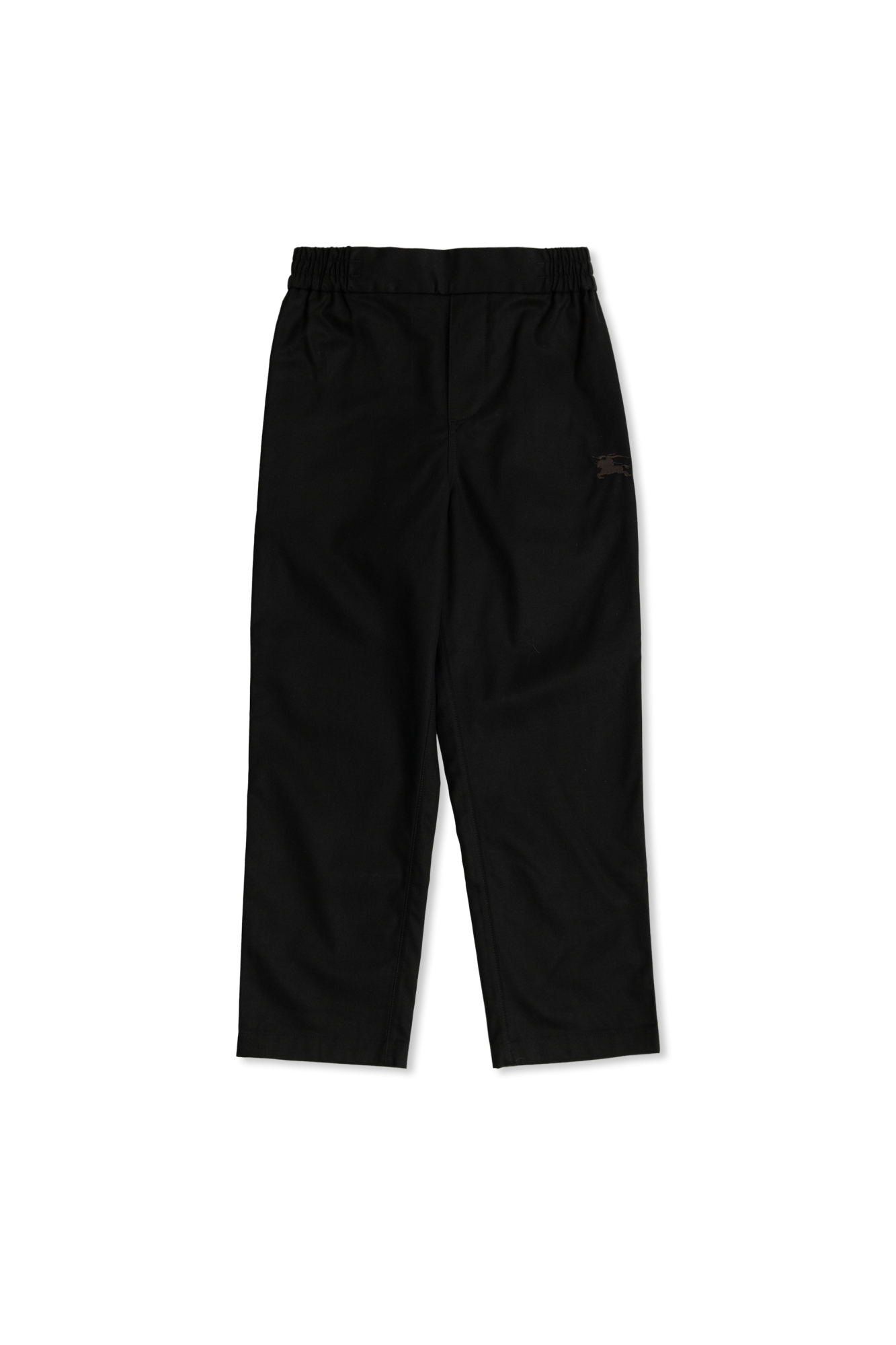 Burberry Kids Spodnie Z Logo, Unisex, Czarny