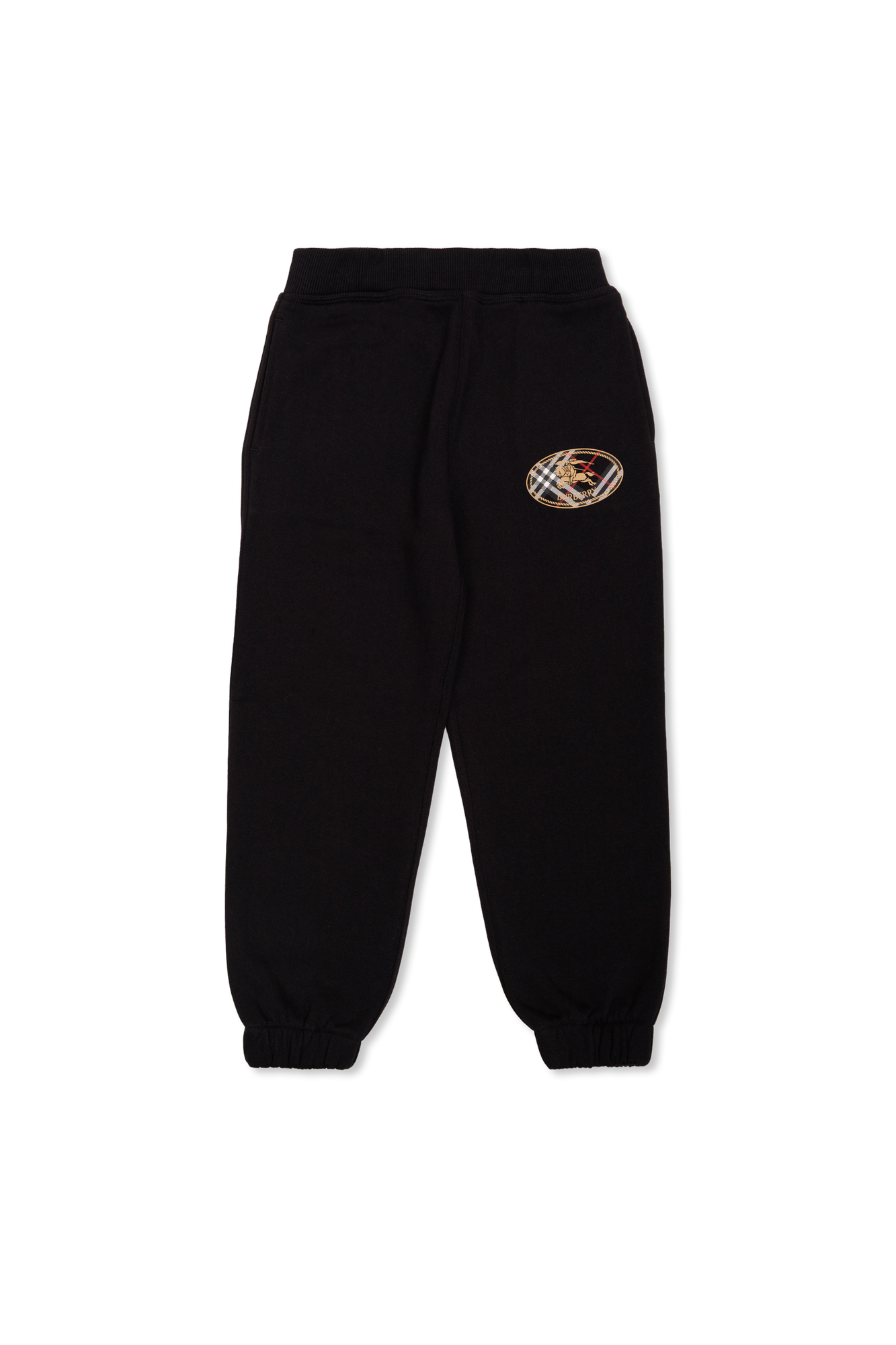 Burberry Kids Spodnie Dresowe Z Logo, Unisex, Czarny