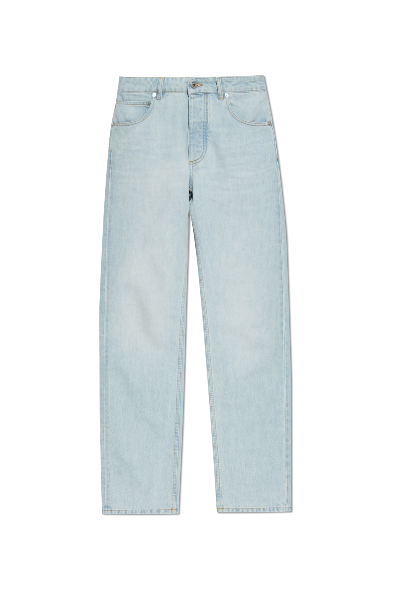 Bottega Veneta Jeansy Z Wysokim Stanem, Kobiety, Jasnoniebieski