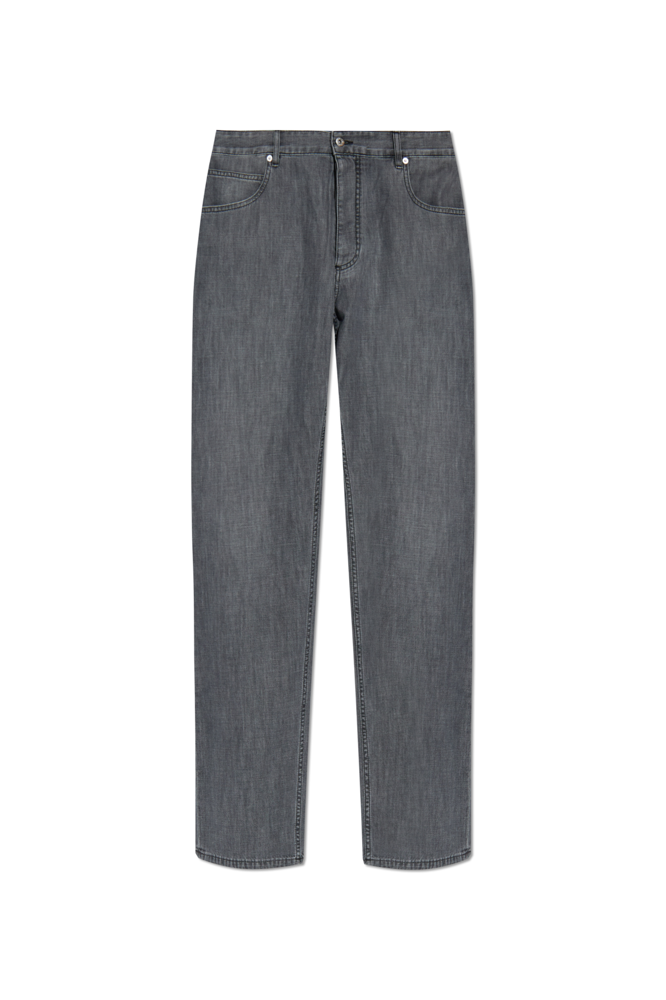 Bottega Veneta Jeansy Typu ‘straight’, Mężczyźni, Szary