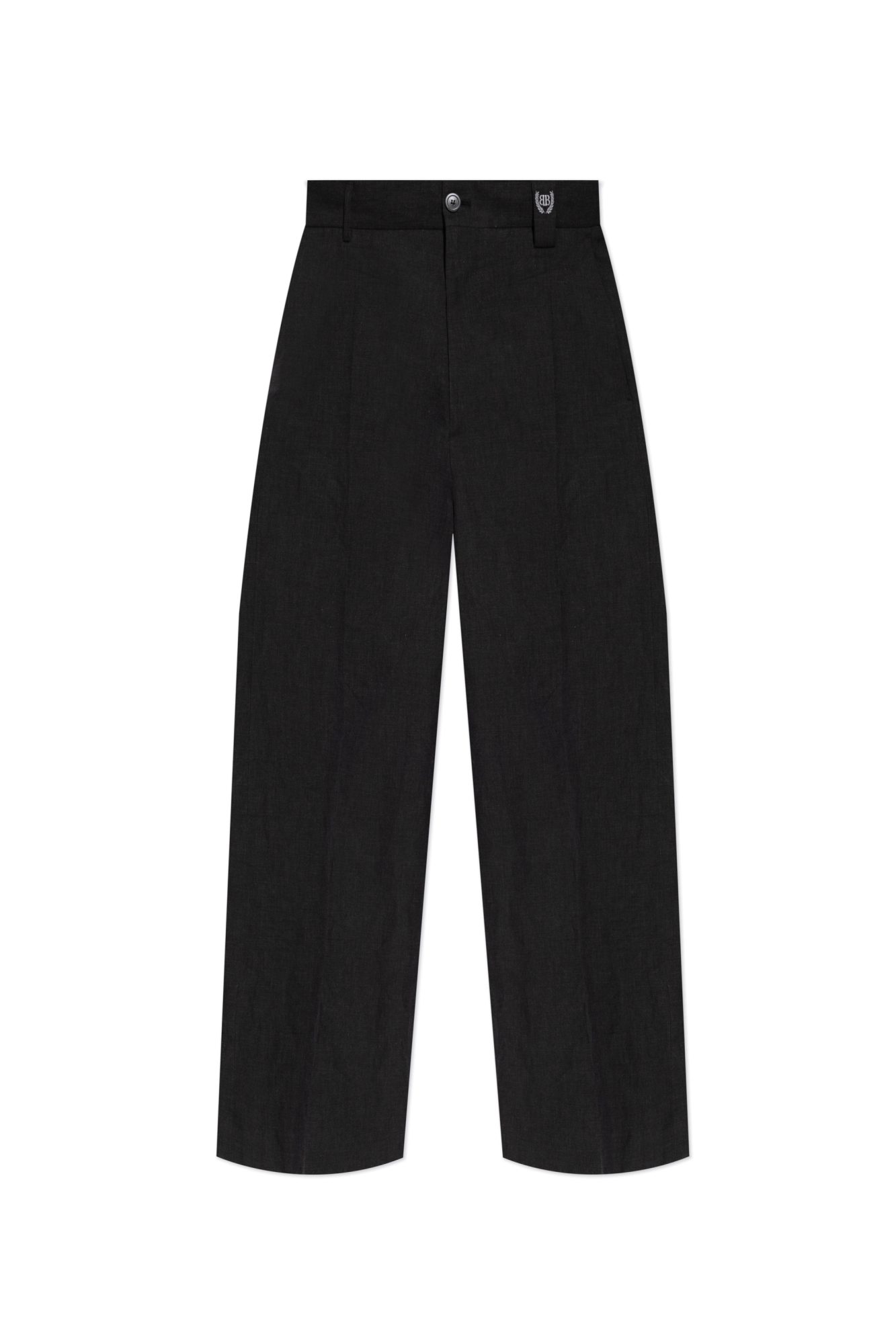 Balenciaga Spodnie O Luźnym Kroju W Kant, Mężczyźni, Szary