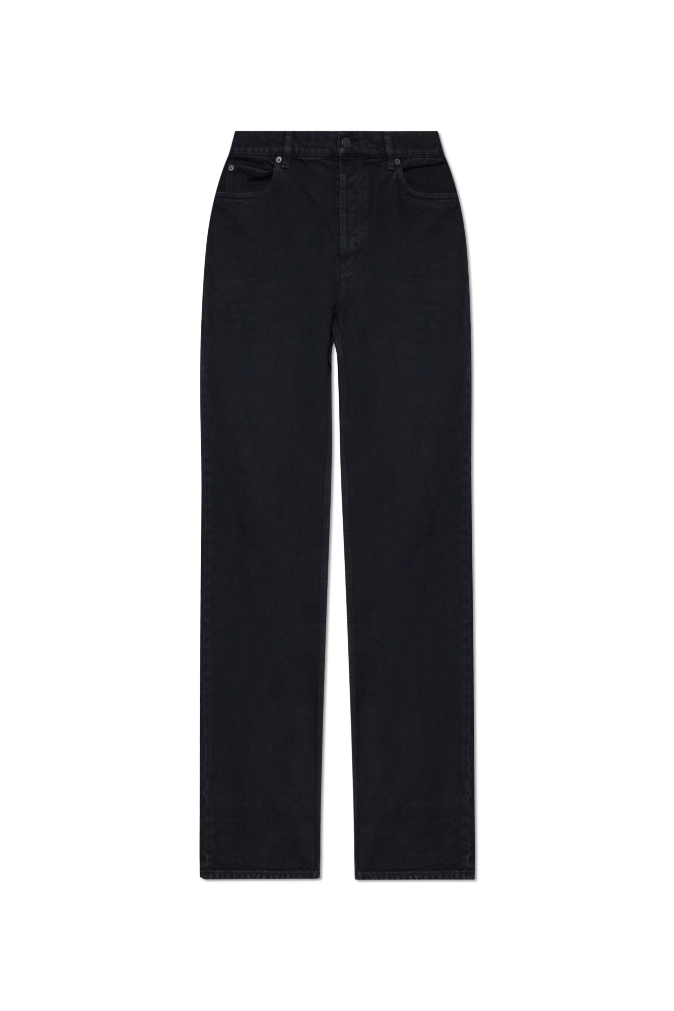 Saint Laurent Jeansy O Kroju ‘straight’, Mężczyźni, Czarny