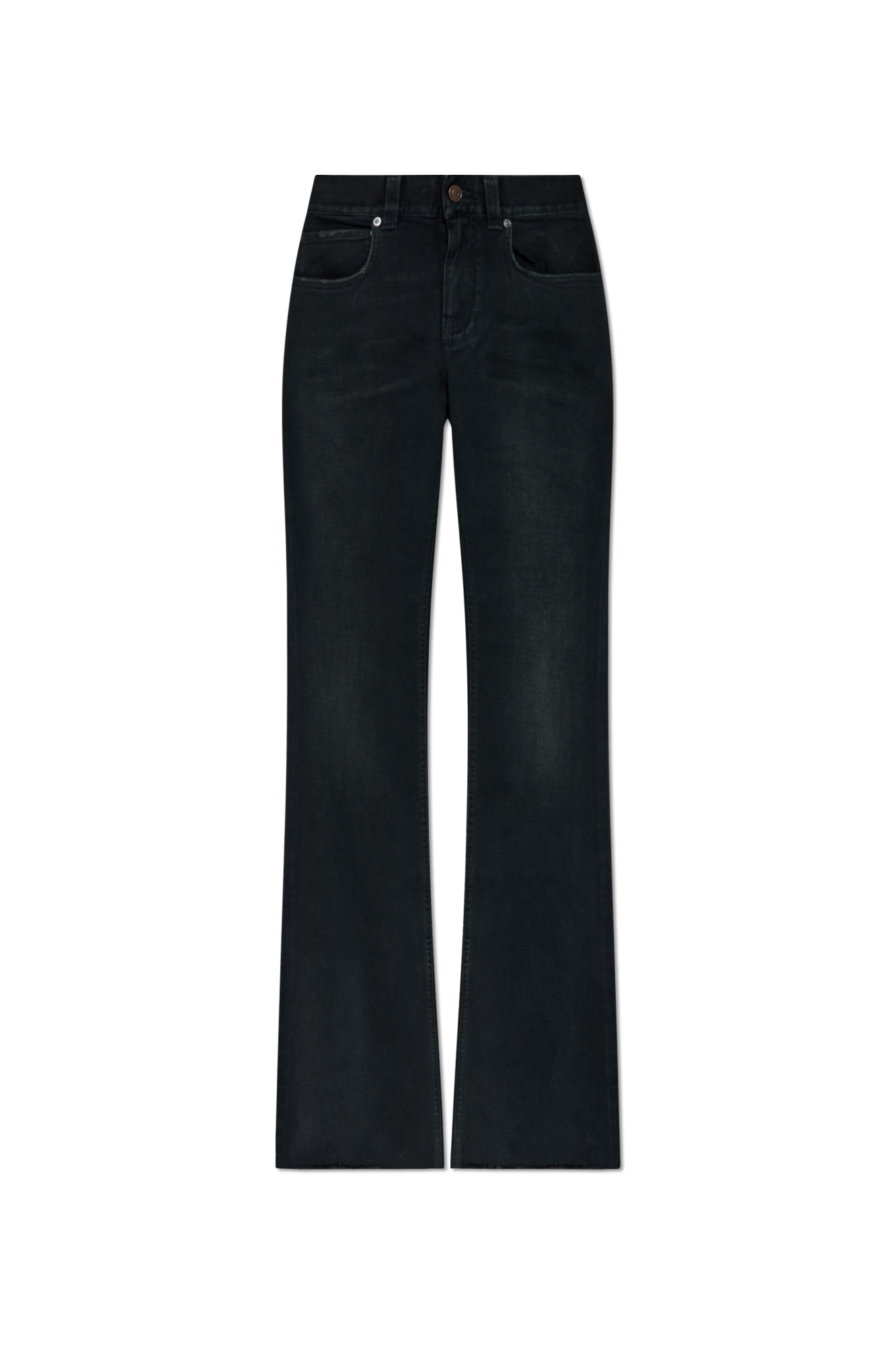 Balenciaga Jeansy Z Rozszerzanymi Nogawkami, Kobiety, Czarny