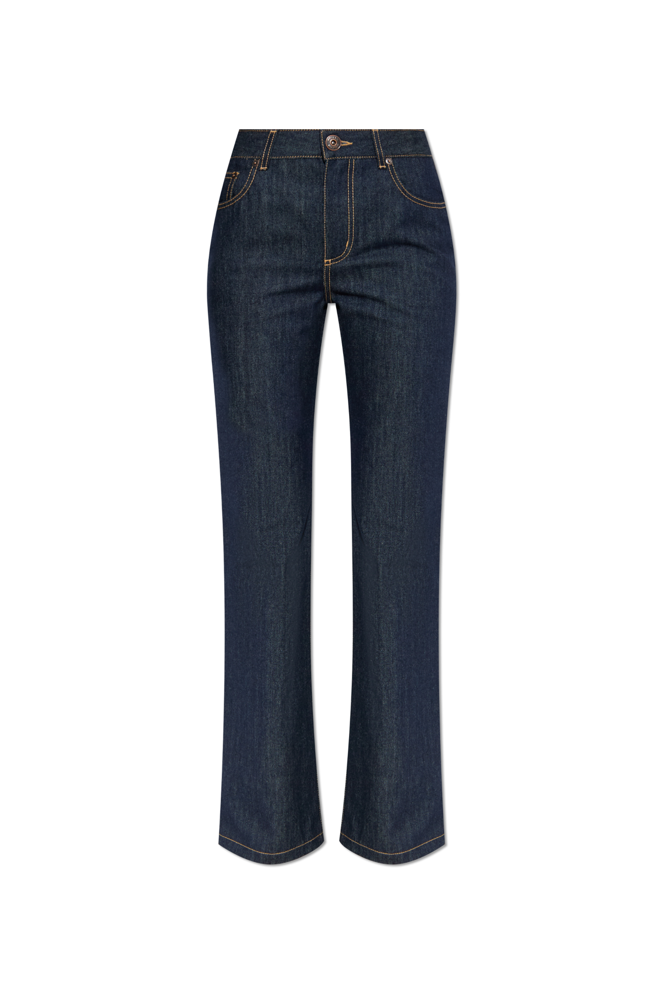 Alexander McQueen Jeansy Typu ‘straight’, Kobiety, Granatowy
