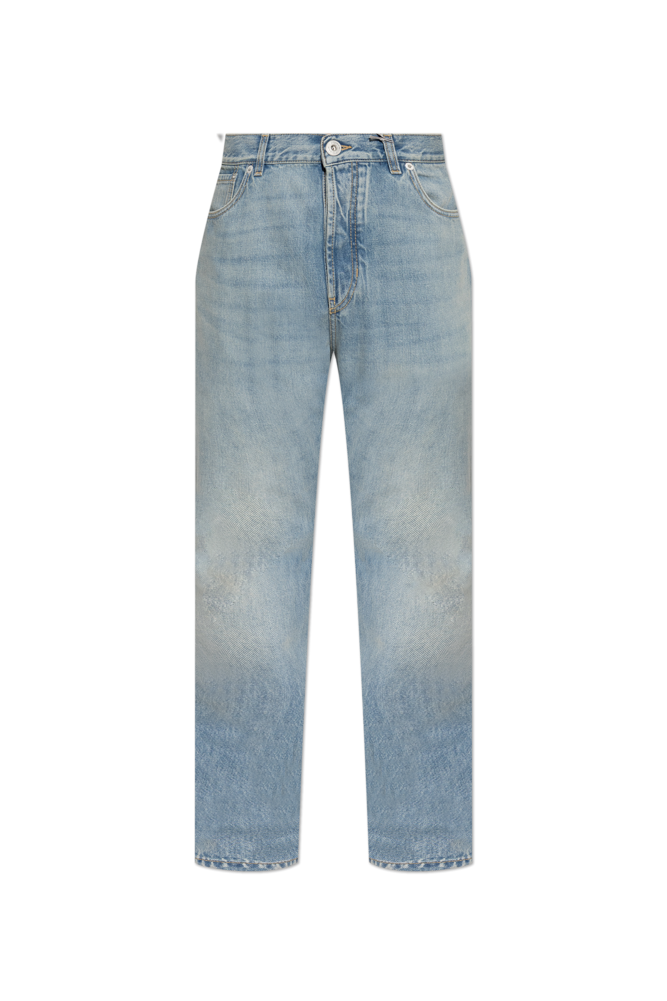 Alexander McQueen Jeansy Z Prostymi Nogawkami, Mężczyźni, Jasnoniebieski