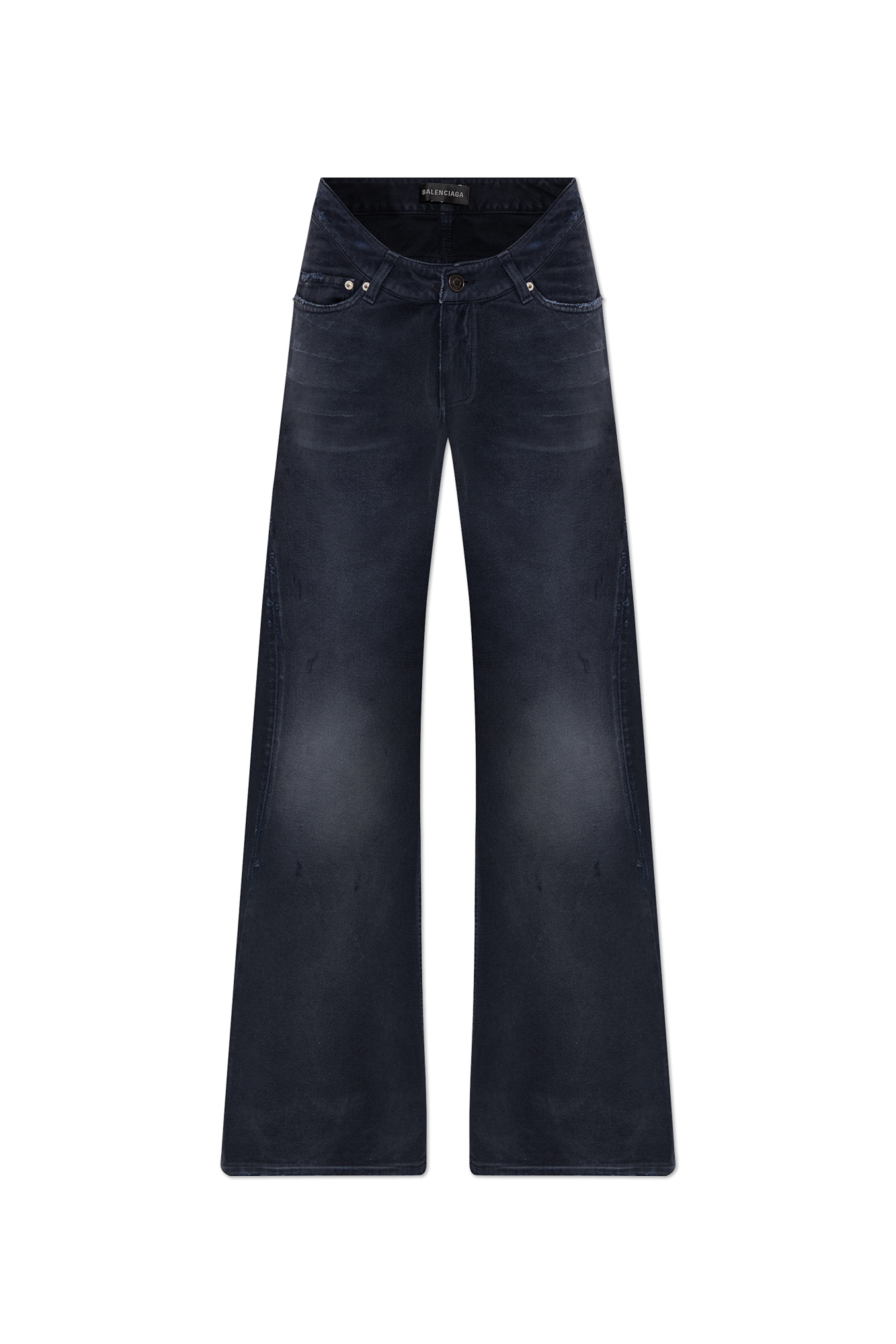 Balenciaga Jeansy Z Rozszerzanymi Nogawkami, Kobiety, Granatowy