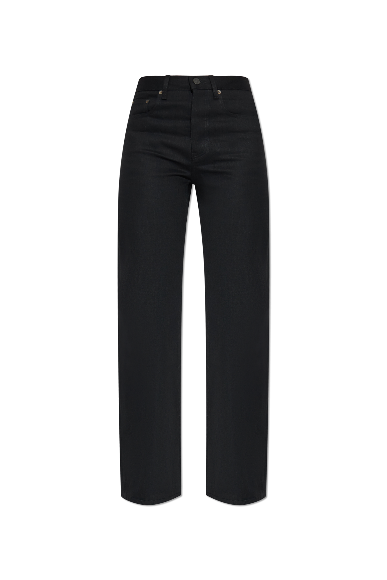 Balenciaga Jeansy Z Prostymi Nogawkami, Kobiety, Czarny