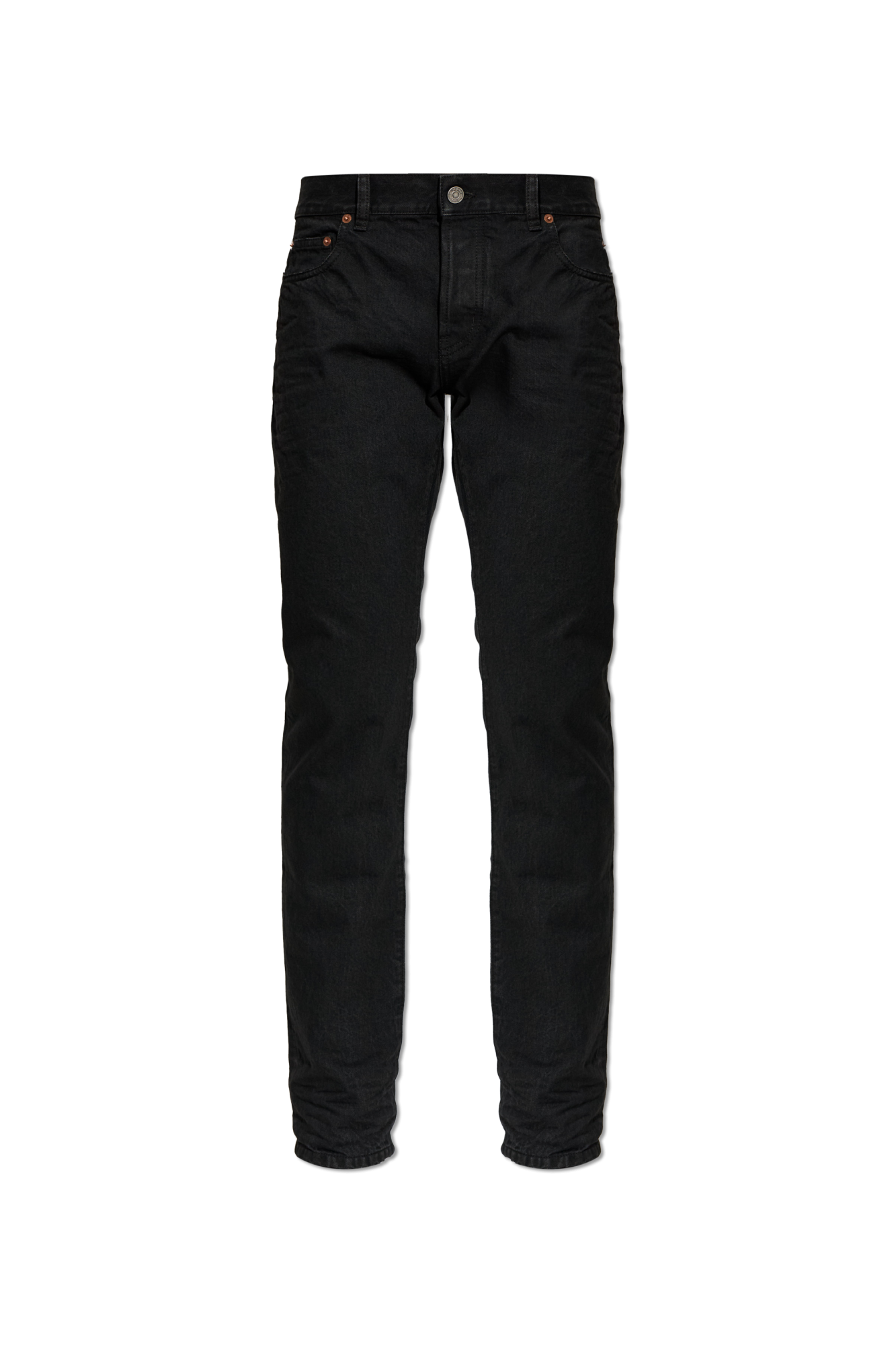 Saint Laurent Jeansowe Spodnie, Mężczyźni, Czarny