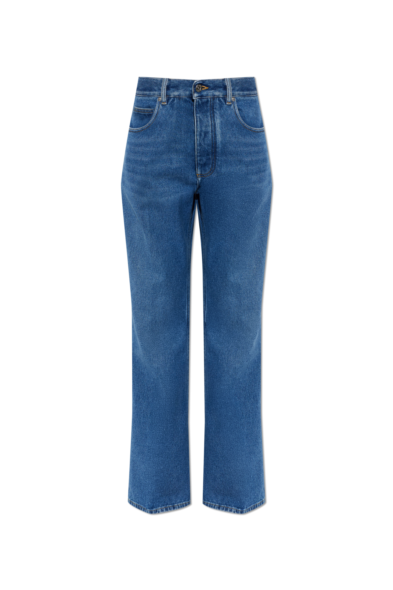 Bottega Veneta Jeansy Z Rozszerzanymi Nogawkami, Kobiety, Niebieski